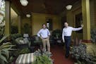Frank Fitzgerald, left, and John Evans, recently put an addition on their 1909-built Minneapolis home.