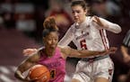 Gophers guard Jasmine Powell said of Rutgers' powerful press game: "They can be a little intimidating.'