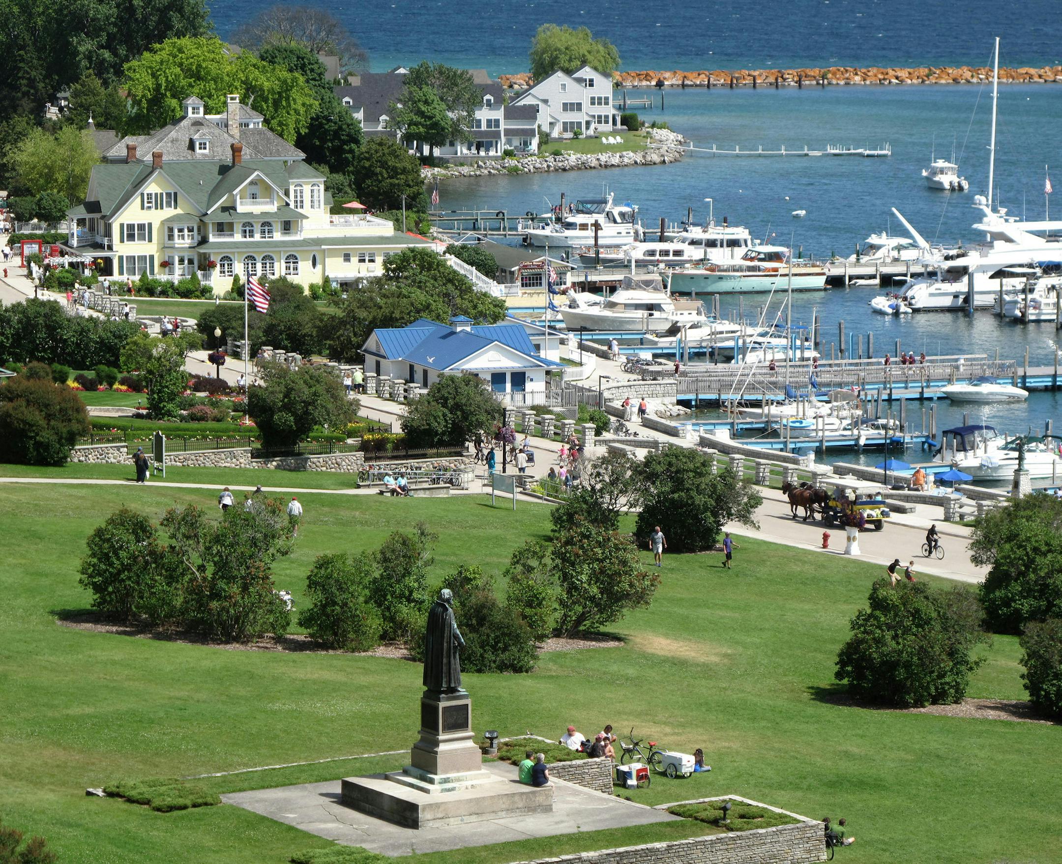 Mackinac Island has been a popular summer holiday destination since the late 19th Century. (Terri Colby/Chicago Tribune/TNS)