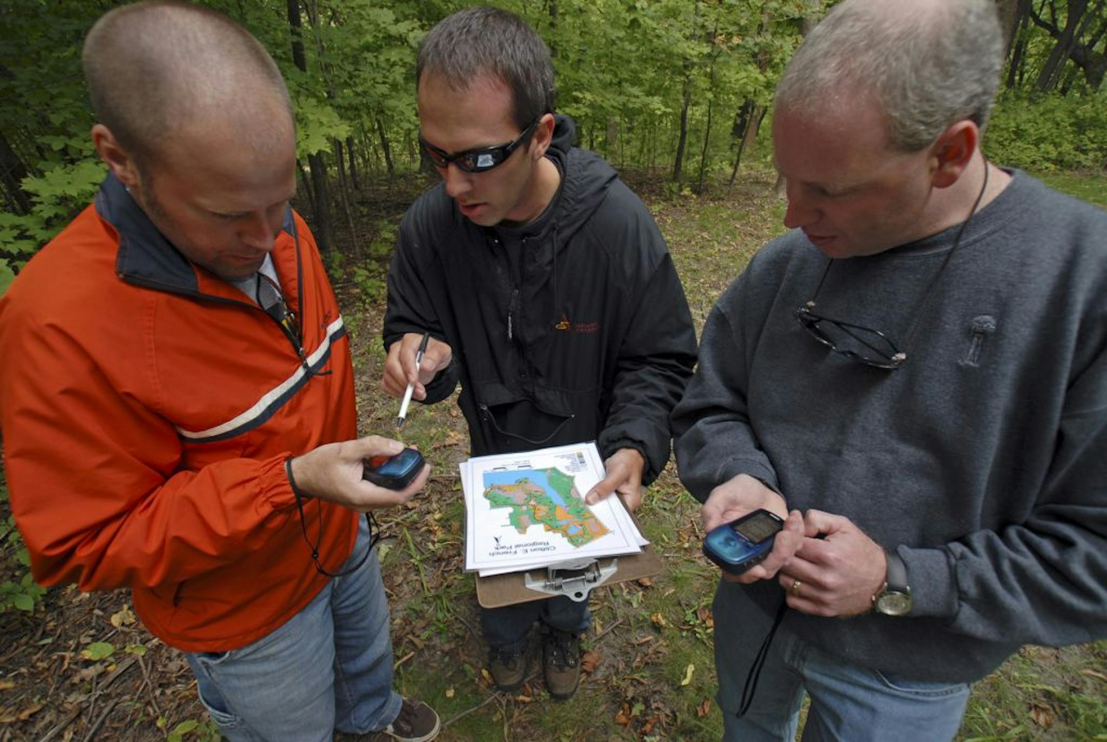"Three Rivers Park District promotes geocaching as a way to get outside and enjoy the parks."