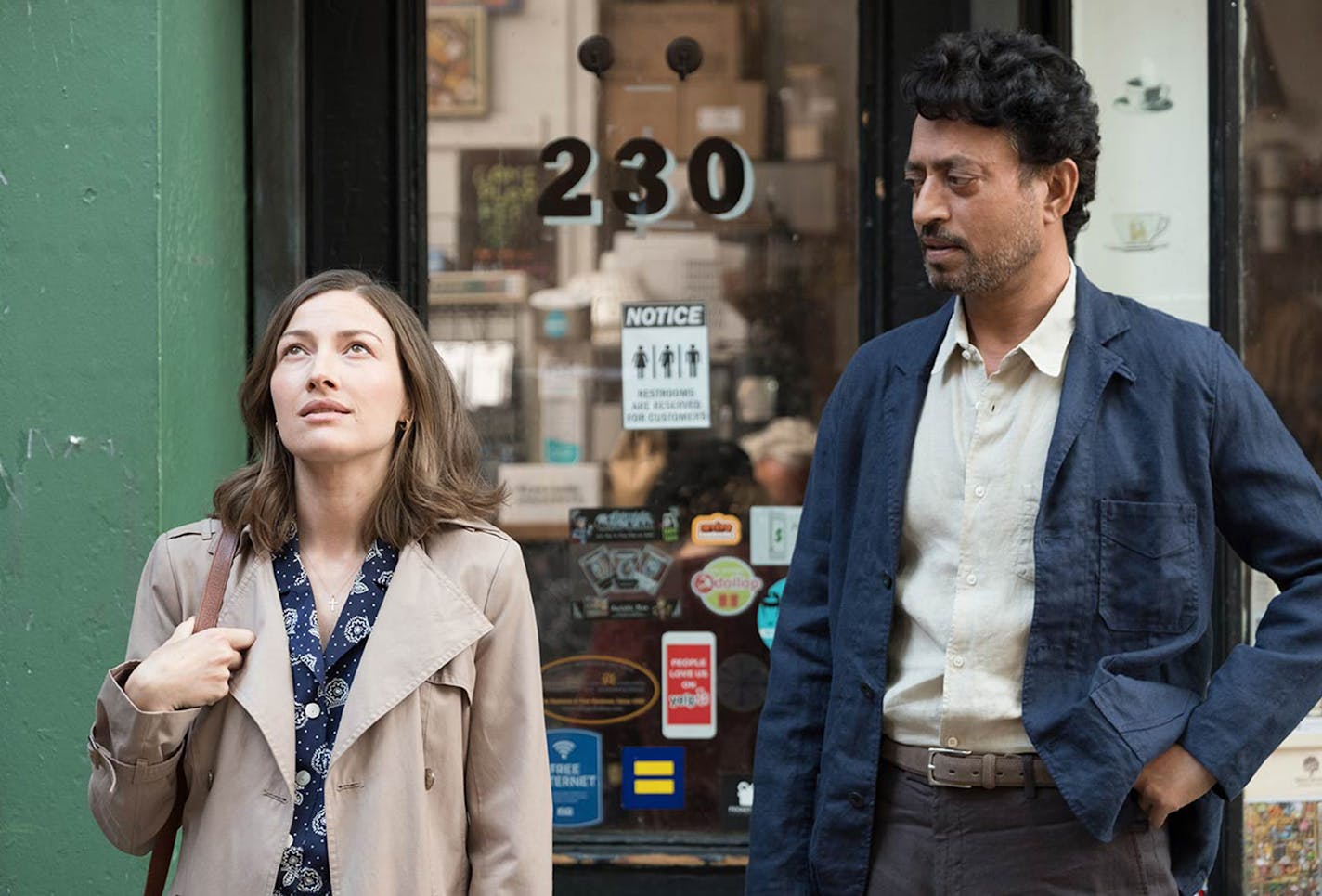 Kelly Macdonald and Irrfan Khan star as partners in jigsaw puzzle competitions in the film "Puzzle." (Linda Kallerus / Sony Pictures Classics) ORG XMIT: 1236768