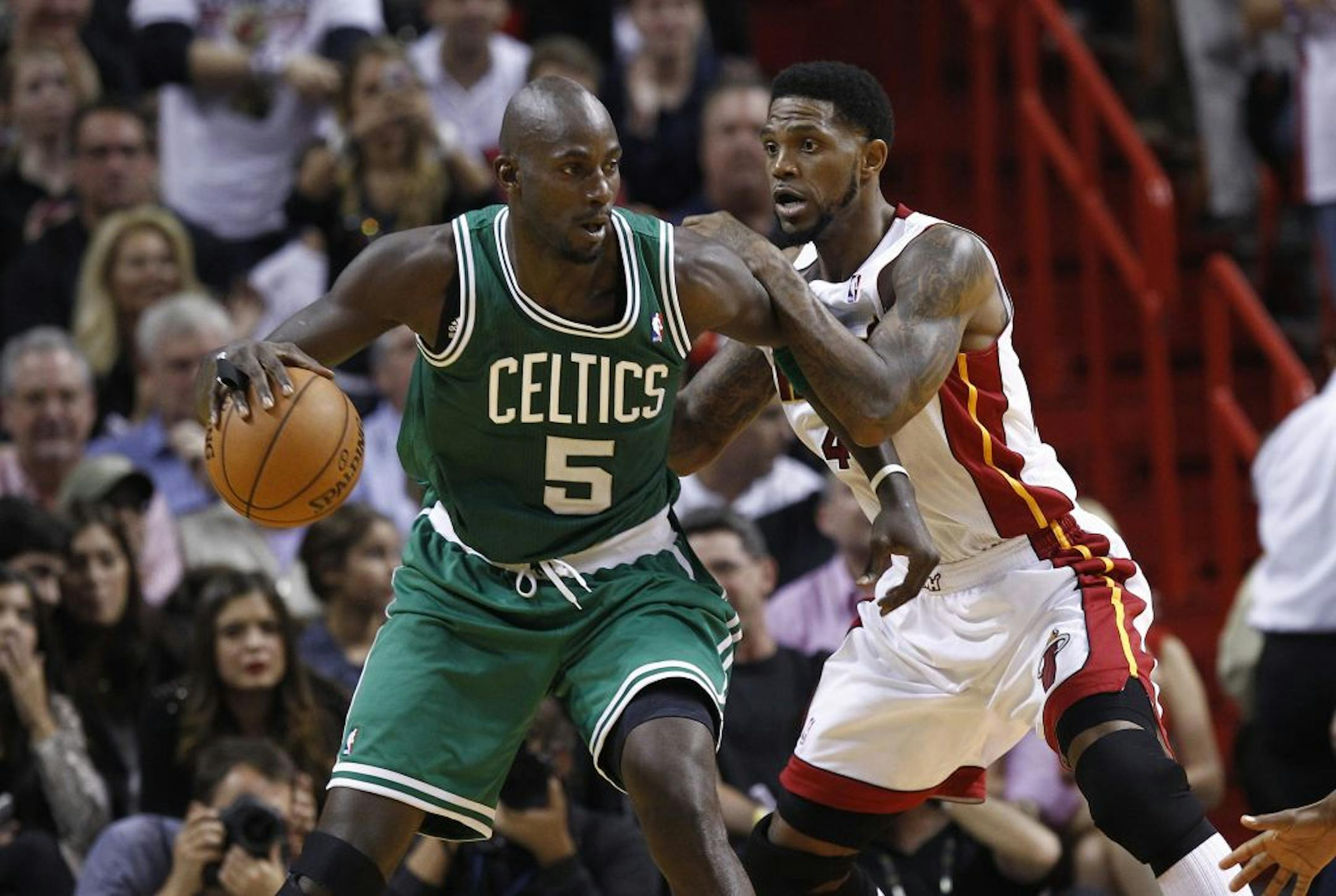 The Celtics' Kevin Garnett