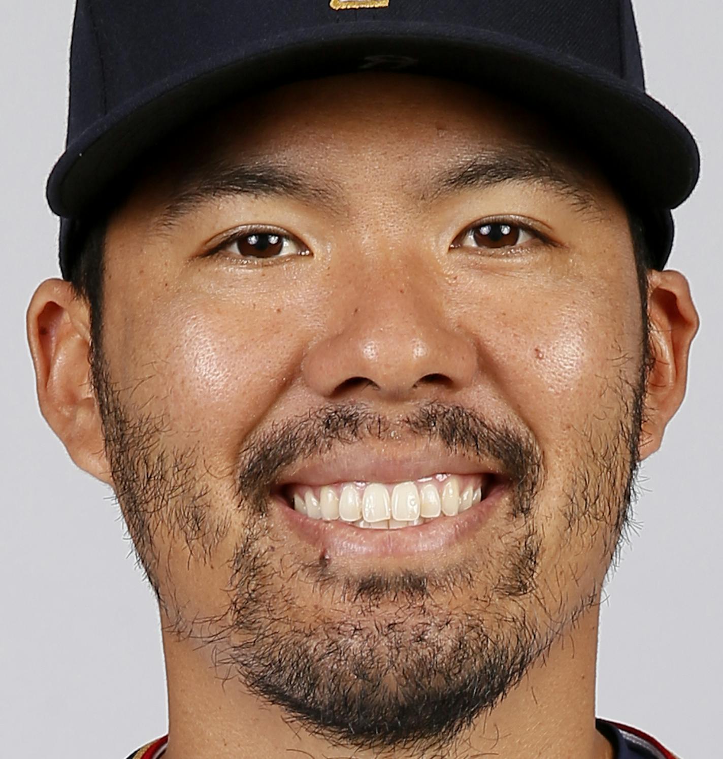 This is a 2015 photo of Kurt Suzuki of the Minnesota Twins baseball team. This image reflects the Twins active roster as of Tuesday March 3, 2015, when this image was taken. (AP Photo/Tony Gutierrez)