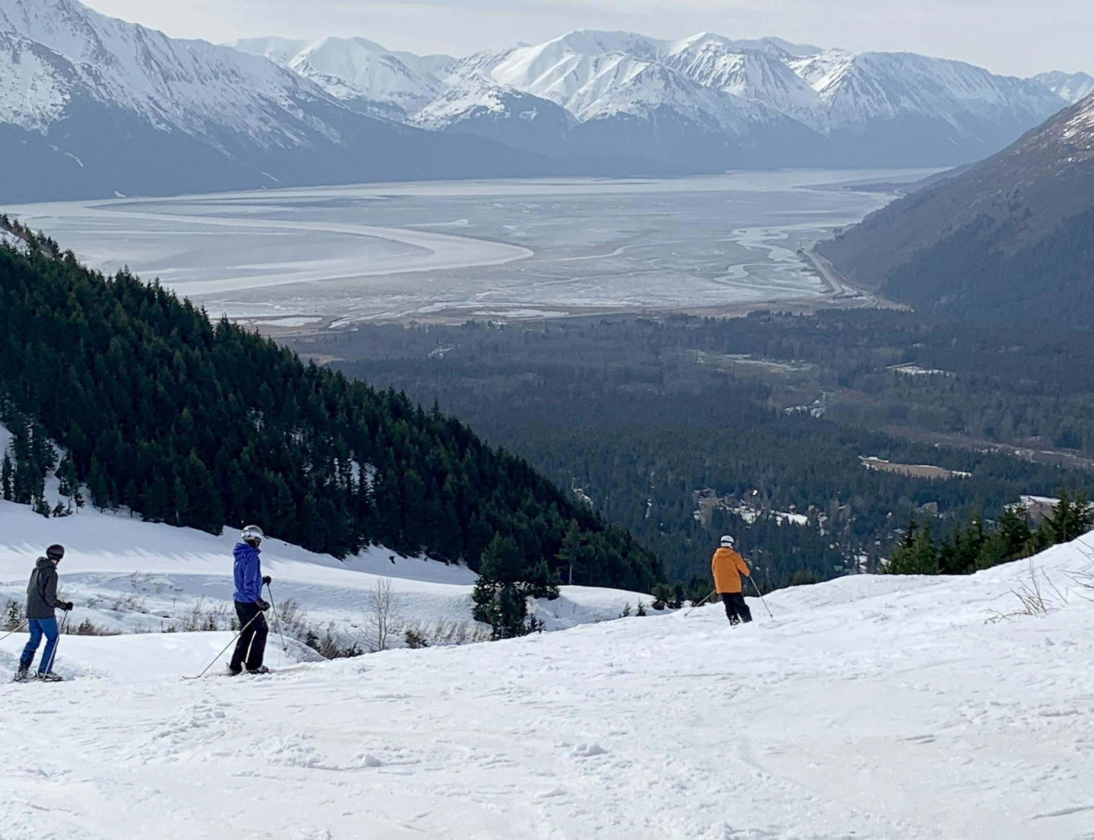 Views are great at the Alyeska Resort in Girdwood, Alaska, which is on the massive Chugach Mountain range. Photo by Rob Drieslein, special to the Star Tribune