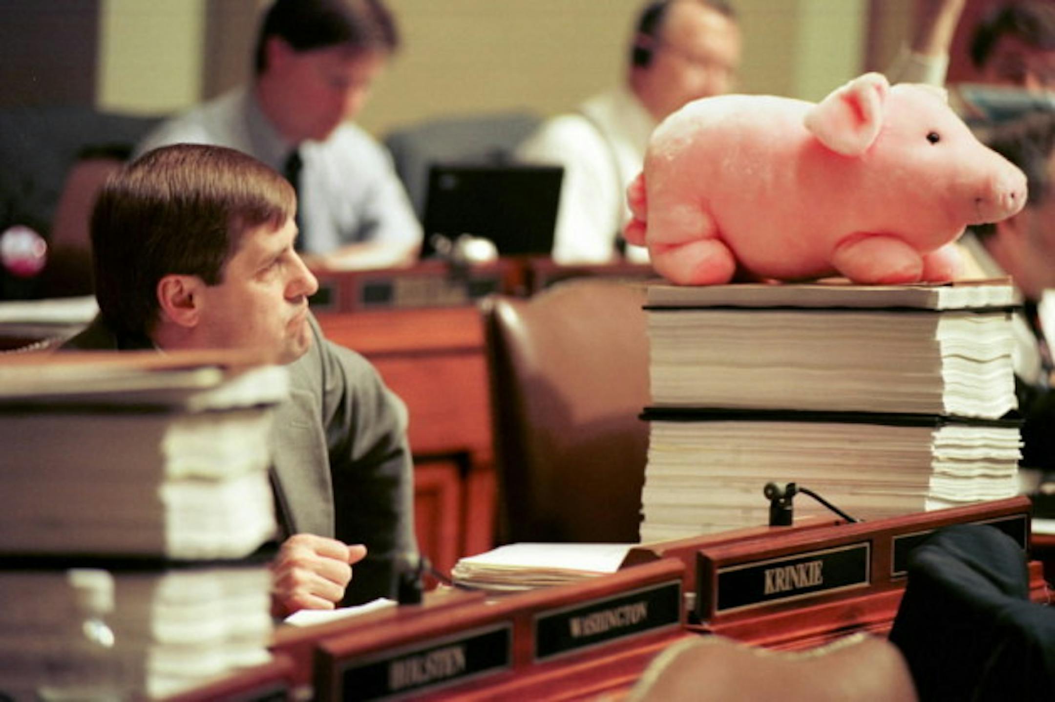 Phil Krinkie, back in 2006, on the Minnesota House floor