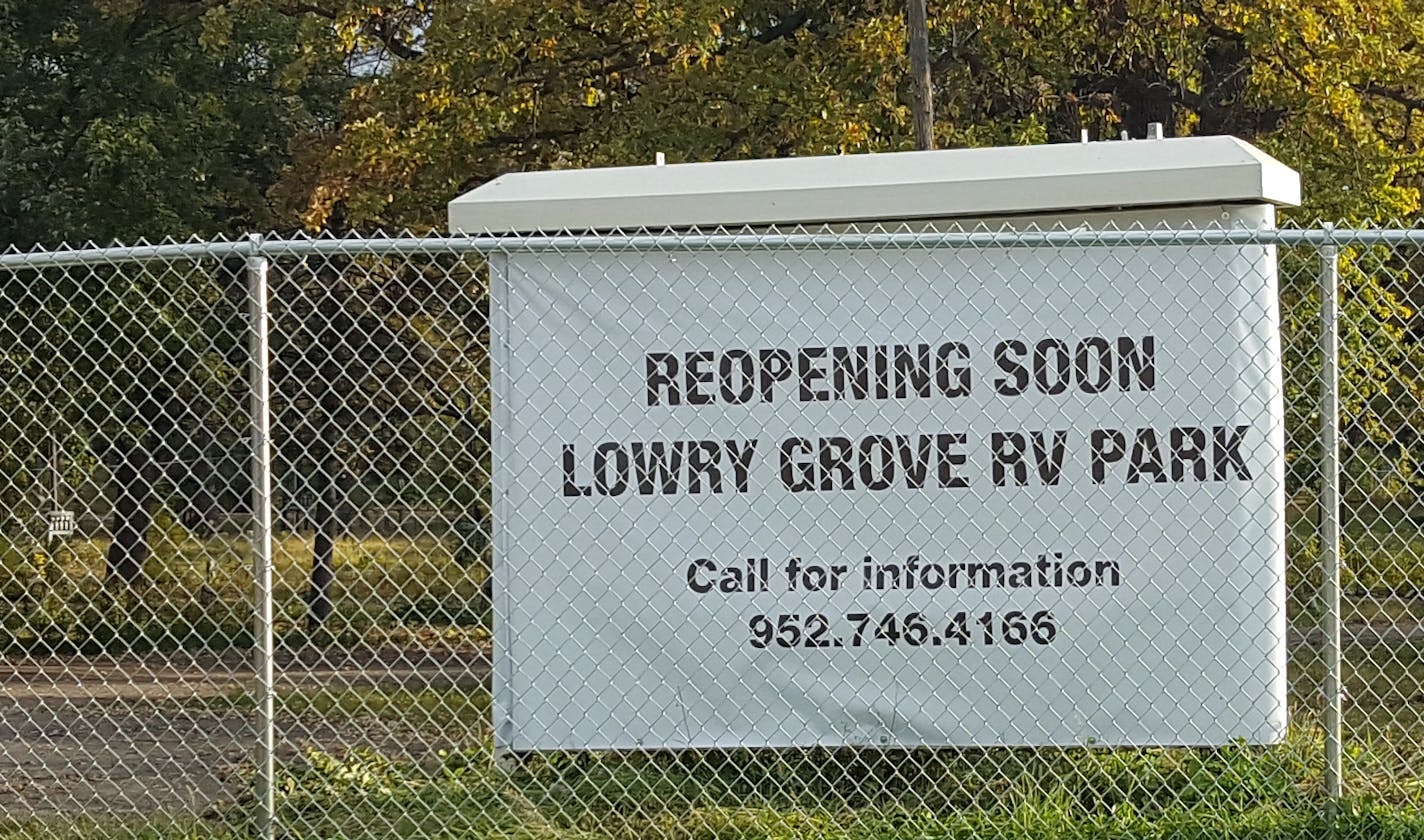 A developer who bought the Lowry Grove mobile home park in St. Anthony to build multi-family housing says he's restoring the park after the City Council voted against his proposed project.