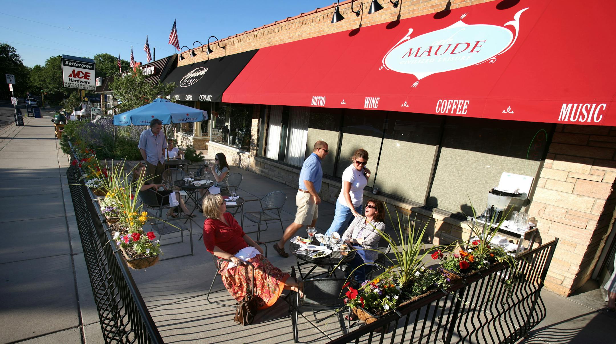 Cafe Maude resides near the intersection of 54th and Penn, where Debra Skolos, 47, of Bloomington, was killed while crossing the street in February.