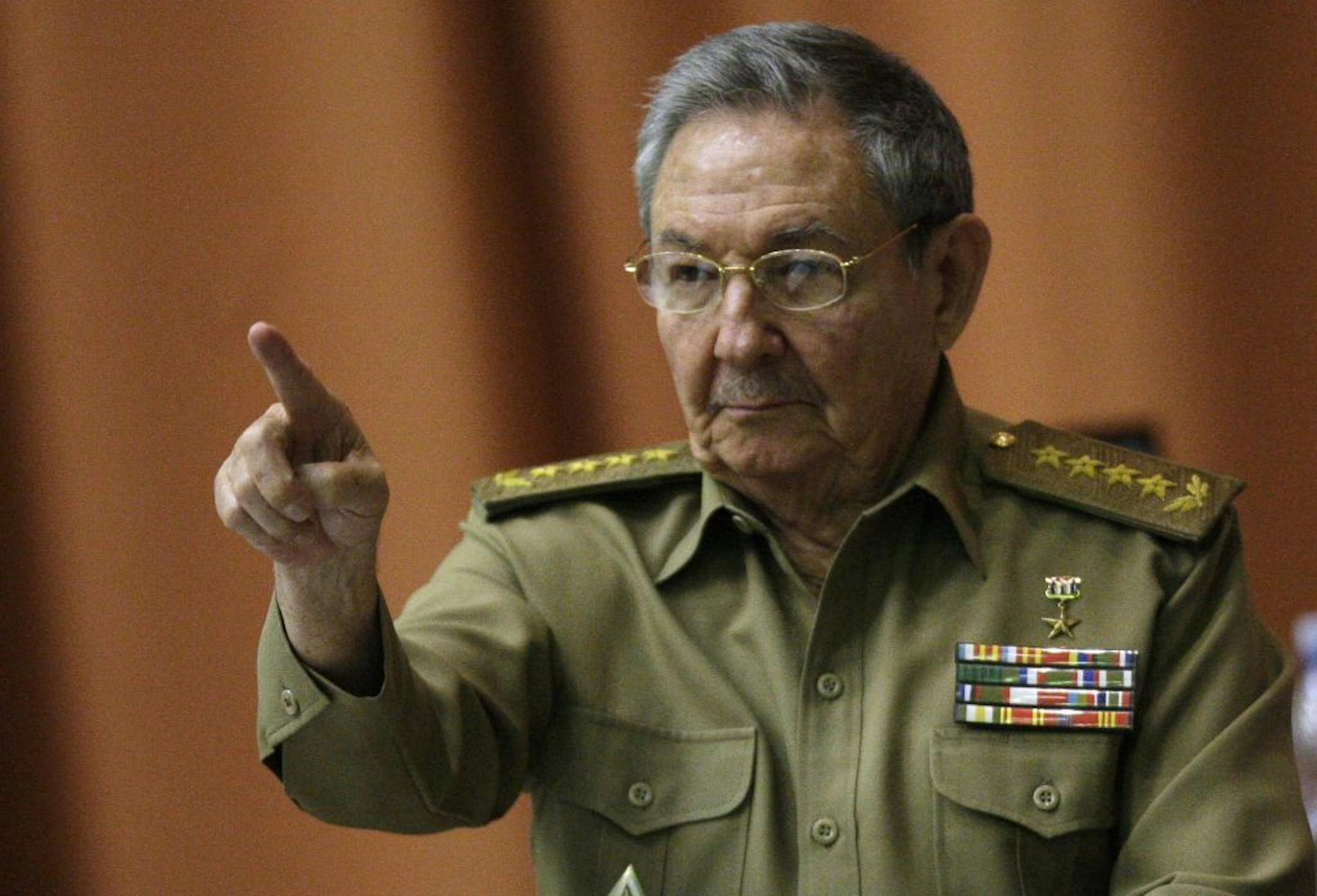 Cuba's President Raul Castro