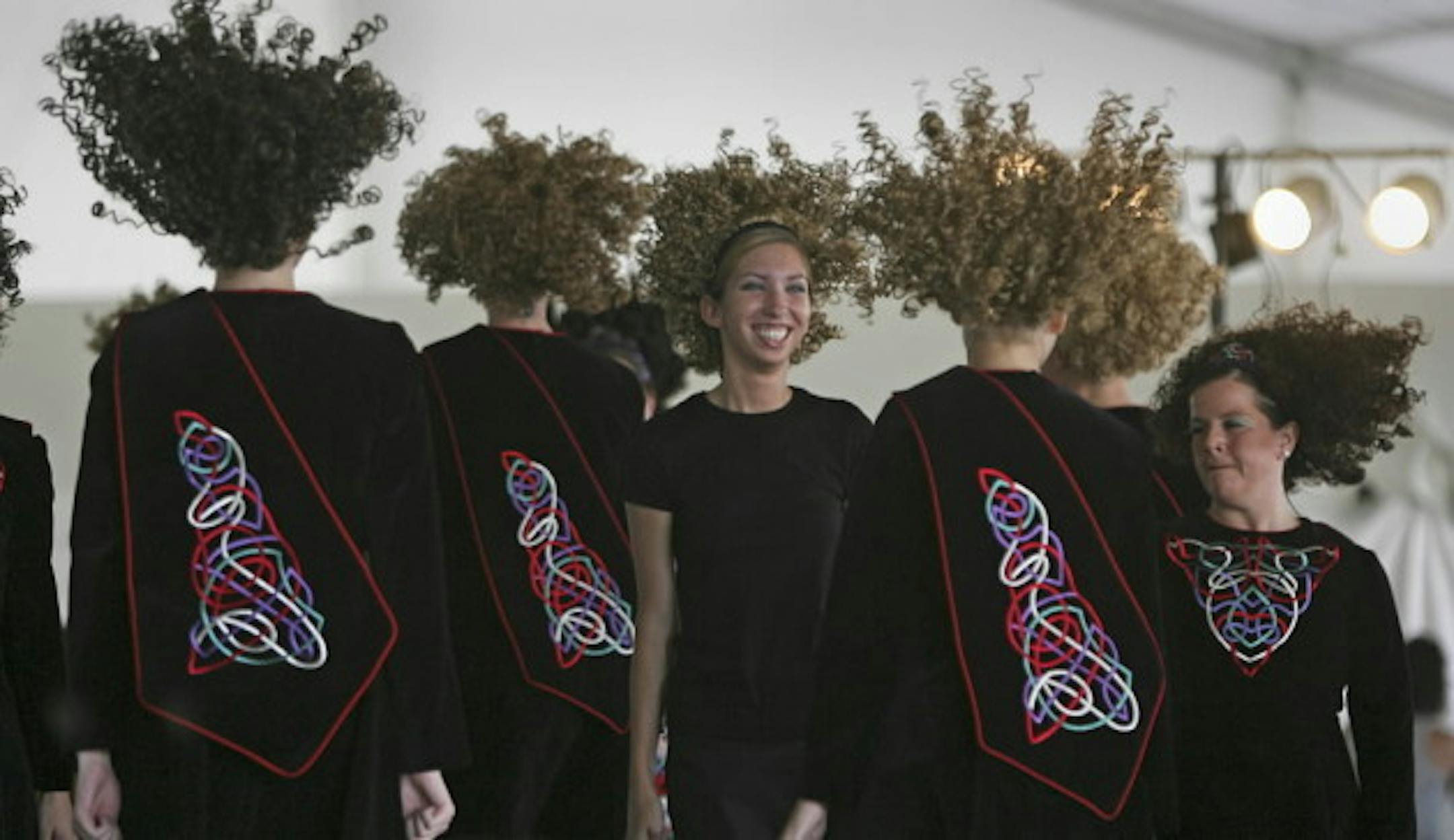 Irish dancers leaped for joy when they found out that writers would be reading at this year's fair. (Or maybe they were just leaping.) Star Tribune file photo by David Brewster.