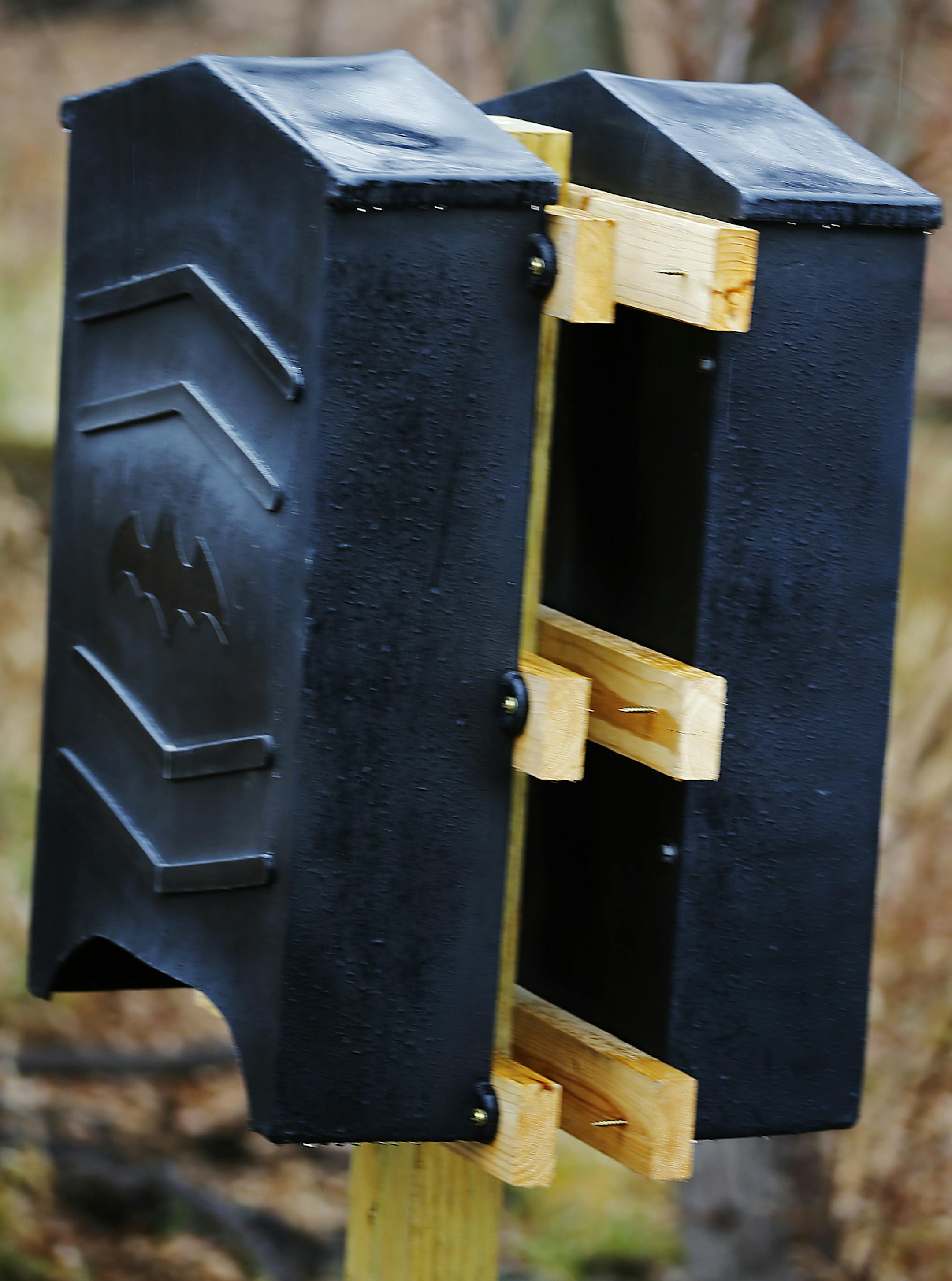 In LaCrosse Wisconsin, Mark W. Anderson, construction manager for MNDOT has supervised the building of a new home for the little brown bats whose old home under the bridge was vacated for the new bridge. The new housing should provide room to grow for the estimated 3000+ bats when they return in the spring .]Richard Tsong-Taatarii/rtsong-taatarii@startribune.com