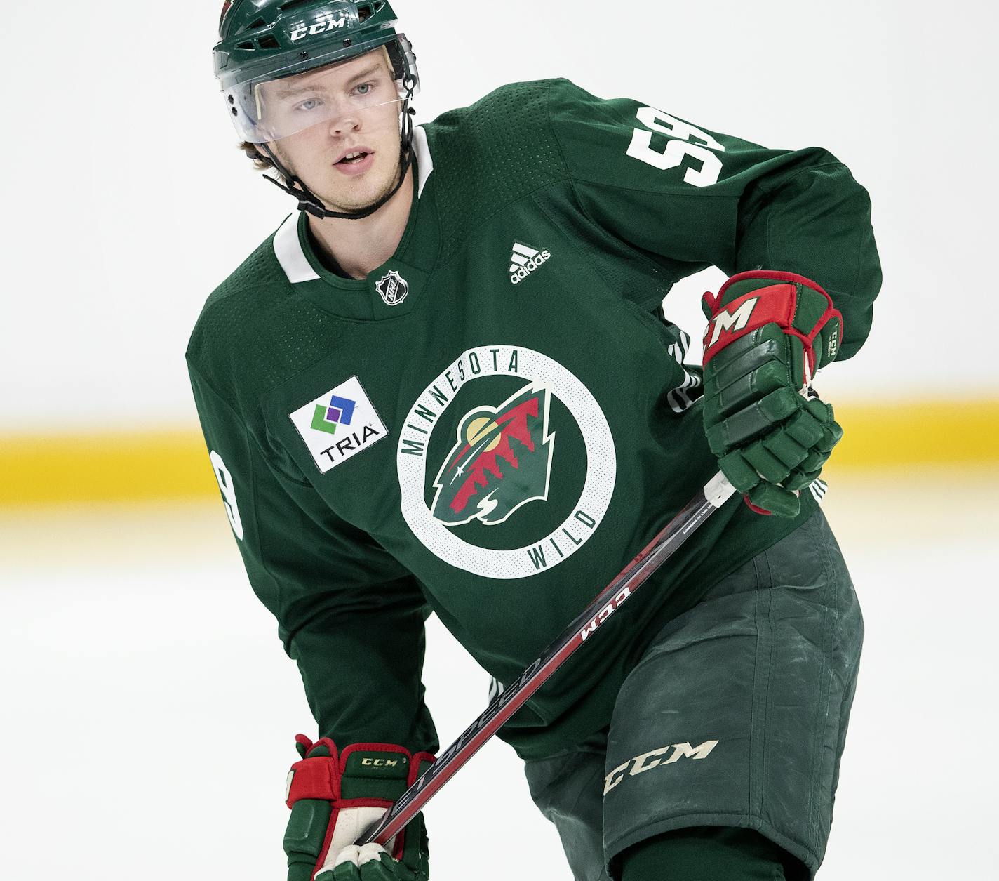 Minnesota Wild Filip Johansson (59). ] CARLOS GONZALEZ &#x2022; cgonzalez@startribune.com &#x2013; July 10, 2018, St. Paul, MN, Xcel Energy Center, NHL, Minnesota Wild, Wild development camp.