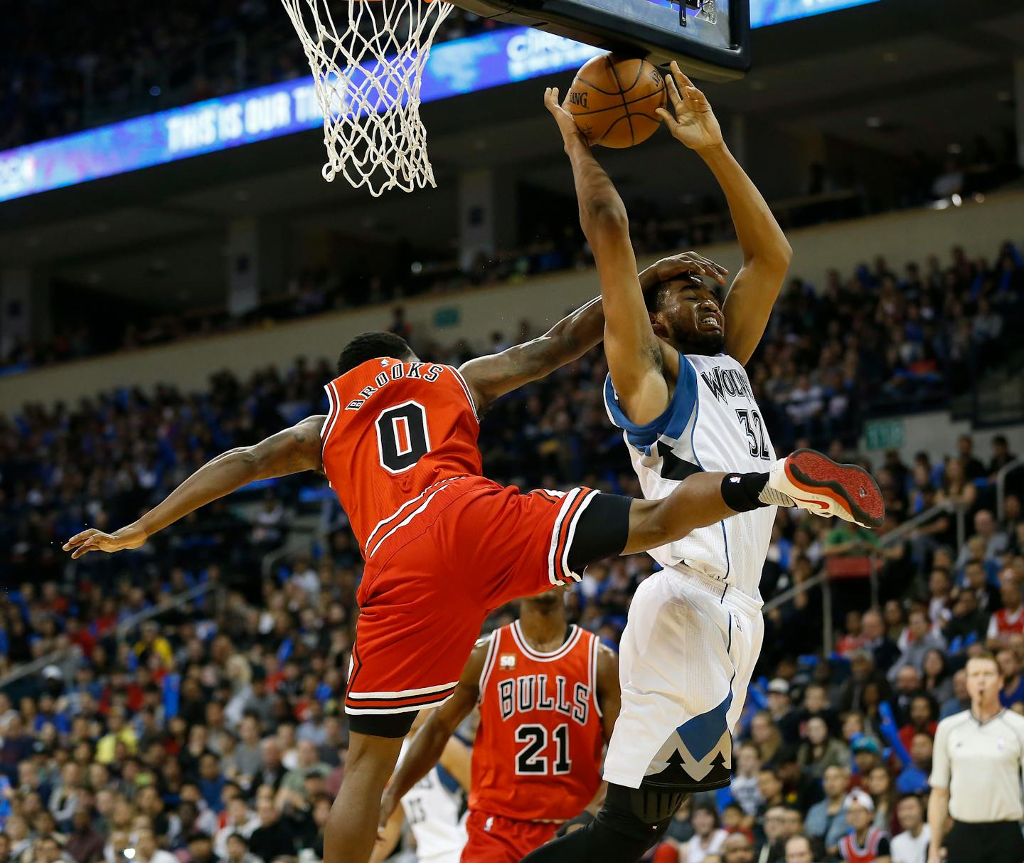 No preseason minutes are wasted when Wolves rookie center Karl-Anthony Towns gets to take on top-tier NBA big men.