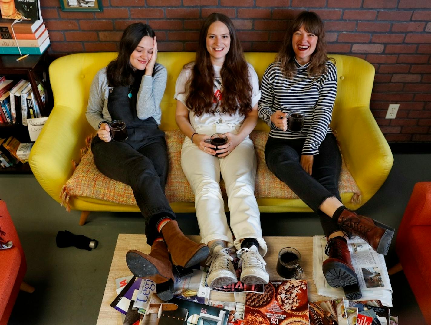 The Staveley-Taylor sisters started performing as the Staves in their teens in the London commuter town of Watford. From left: Jessica, Camilla and Emily.