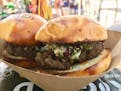 Burger Friday: Fantastic lamb-pork sliders are a reason to shop Minneapolis farmers markets