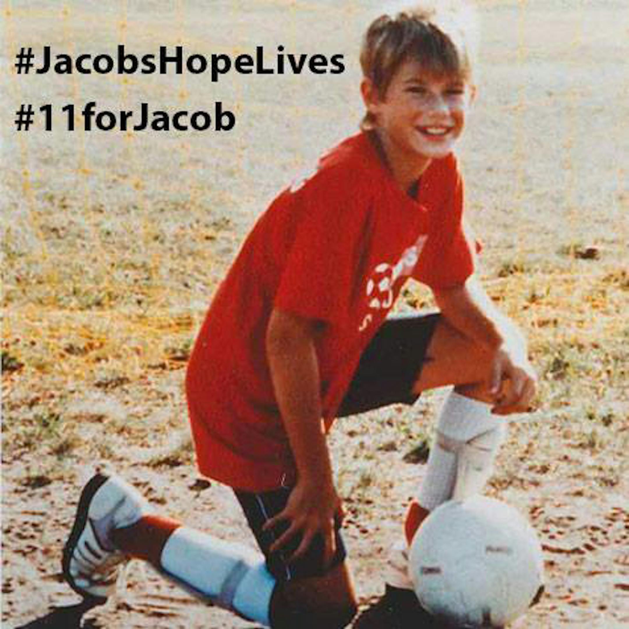 Eleven090916
Budget #347483
A movement erupted this week with people around Minnesota saying they will wear the number 11 to honor Jacob Wetterling, a St. Joseph, Minnesota boy whose remains were recovered this week nearly 27 years after he was abducted. Jacob wore the number 11 on his soccer jersey.
The photo courtesy of the Jacob Wetterling Resource Centerís Facebook page. ORG XMIT: fgz_pMZEMbJ2L8KIh5YF