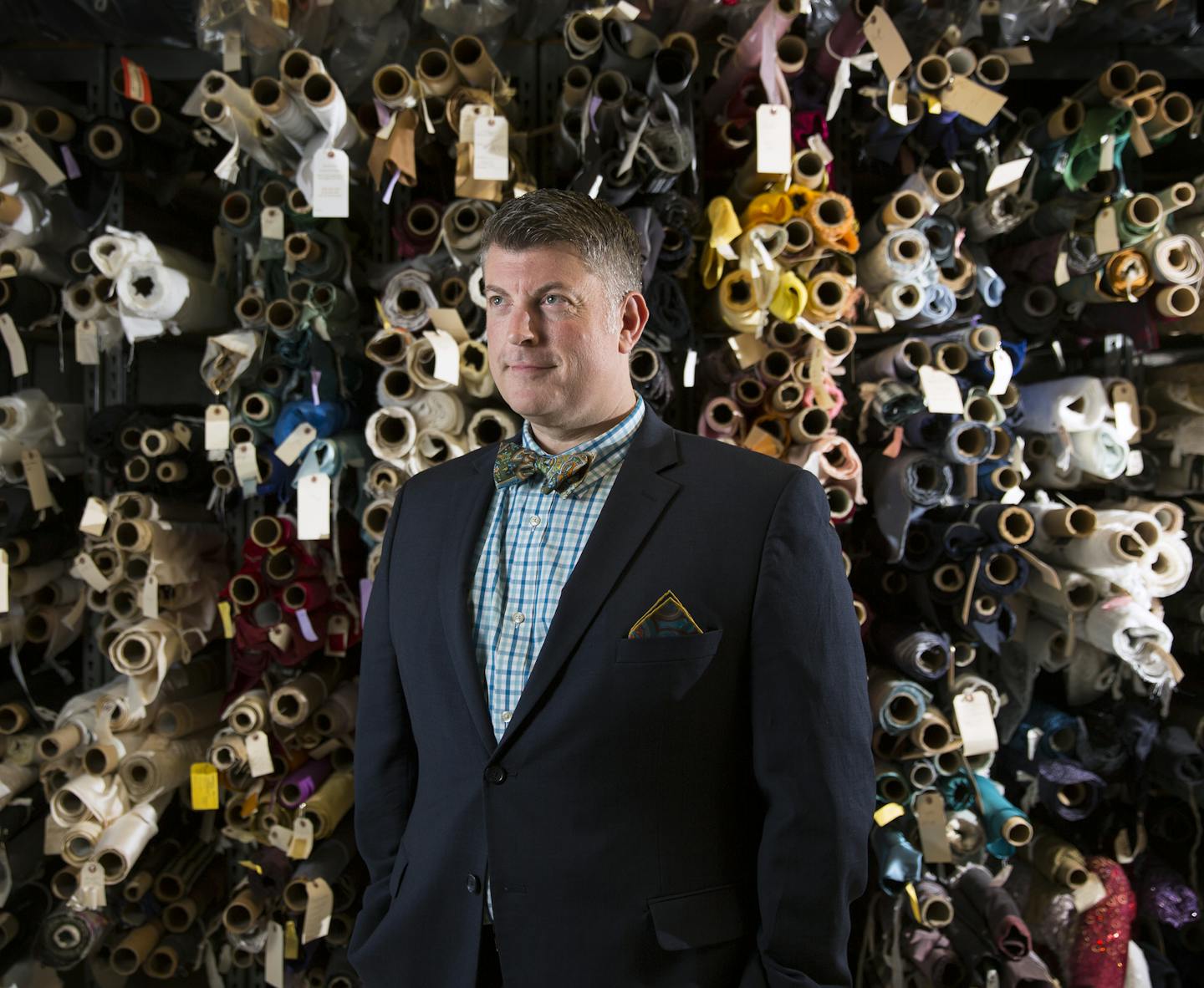 President/general director Ryan Taylor at Minnesota Opera&#x2019;s costume shop in Minneapolis.