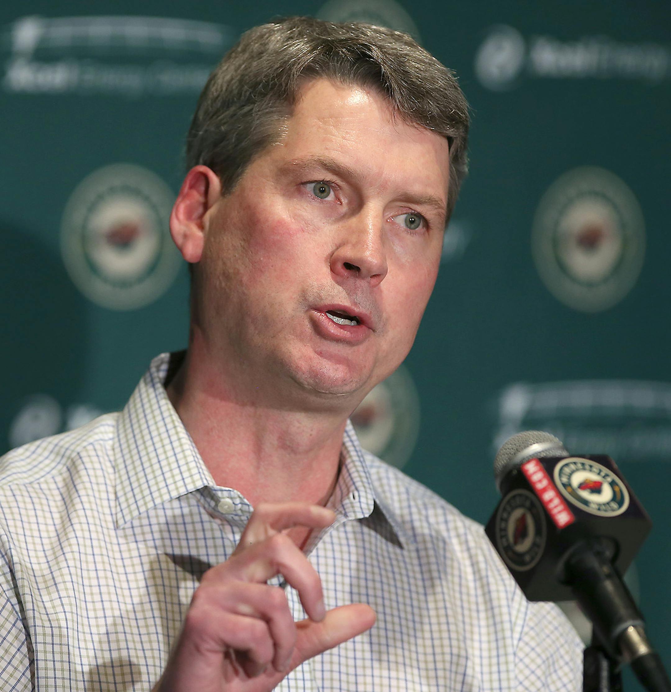 General Manager Chuck Fletcher’s Wild team sits atop the Western Conference.