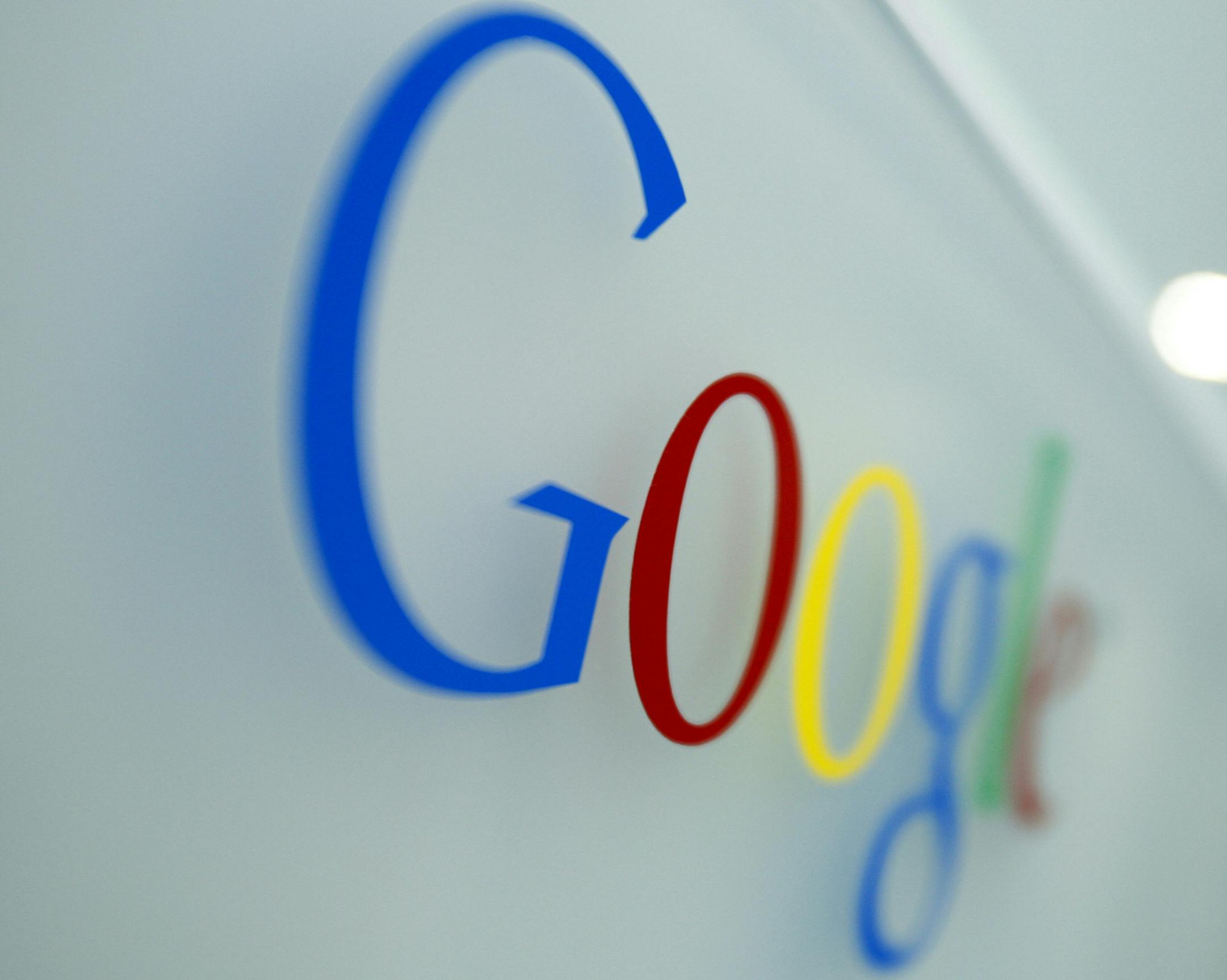 FILE - In this Tuesday, March 23, 2010, file photo, the Google logo is seen at the Google headquarters in Brussels. Google has sprinkled some new ingredients into its search engine in an effort to prevent bogus information and offensive suggestions from souring its results. Most of the changes announced Tuesday, April 25, 2017, are designed to reduce the chances that its influential search engine will highlight untrue stories about people and events, a phenomenon commonly referred to as “