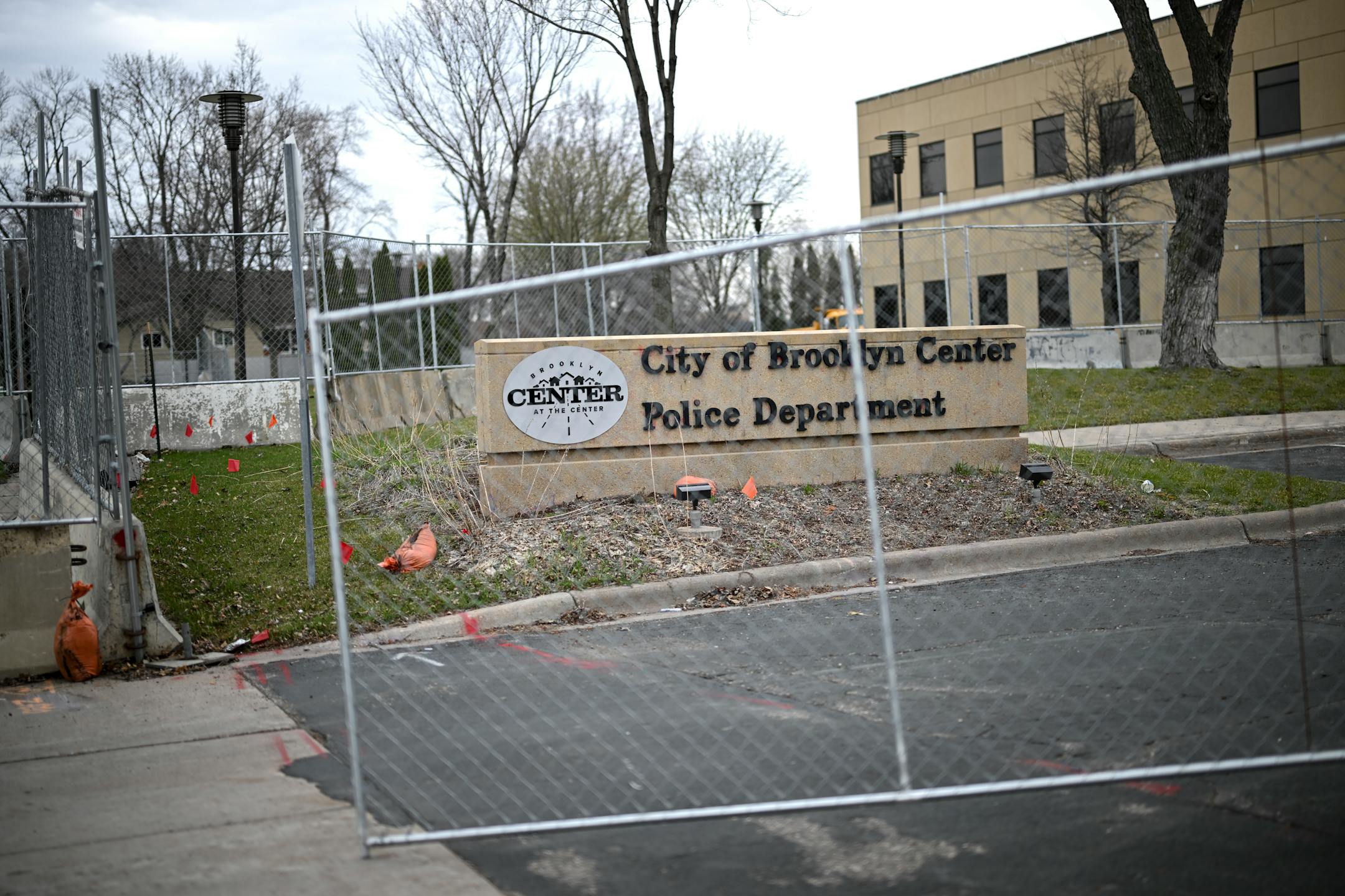 More than a year after Daunte Wright's shooting death during a traffic stop by former Brooklyn Center Police Officer Kimberly Potter, the police station is still surrounded by high fences and concrete barriers.