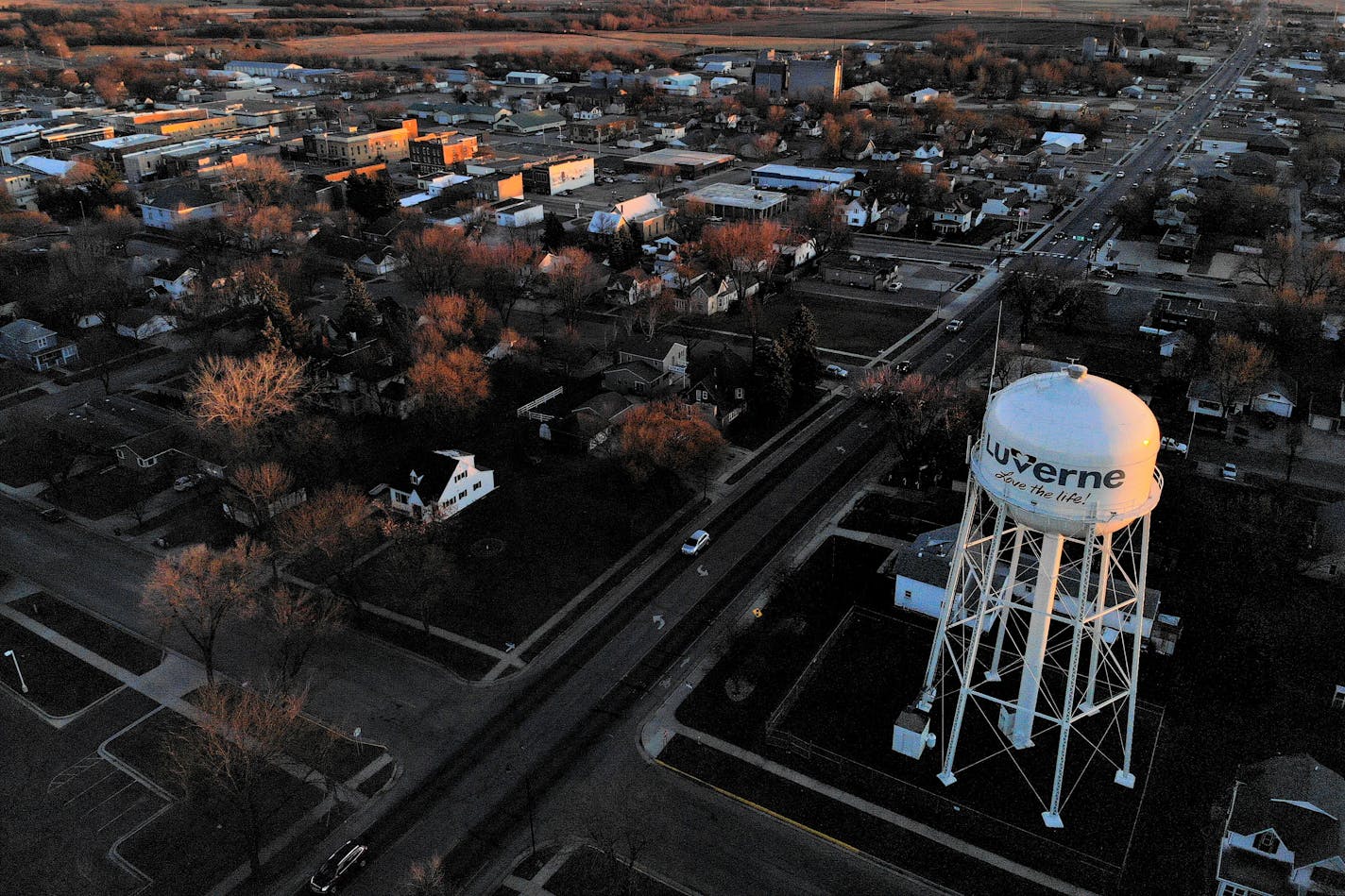 The town of Luverne, which will see economic benefits from the construction of tru ShrimpÕs production facility expected to be completed in about two years