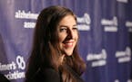 Mayim Bialik arrives at a charity event in March in Beverly Hills, Calif.
