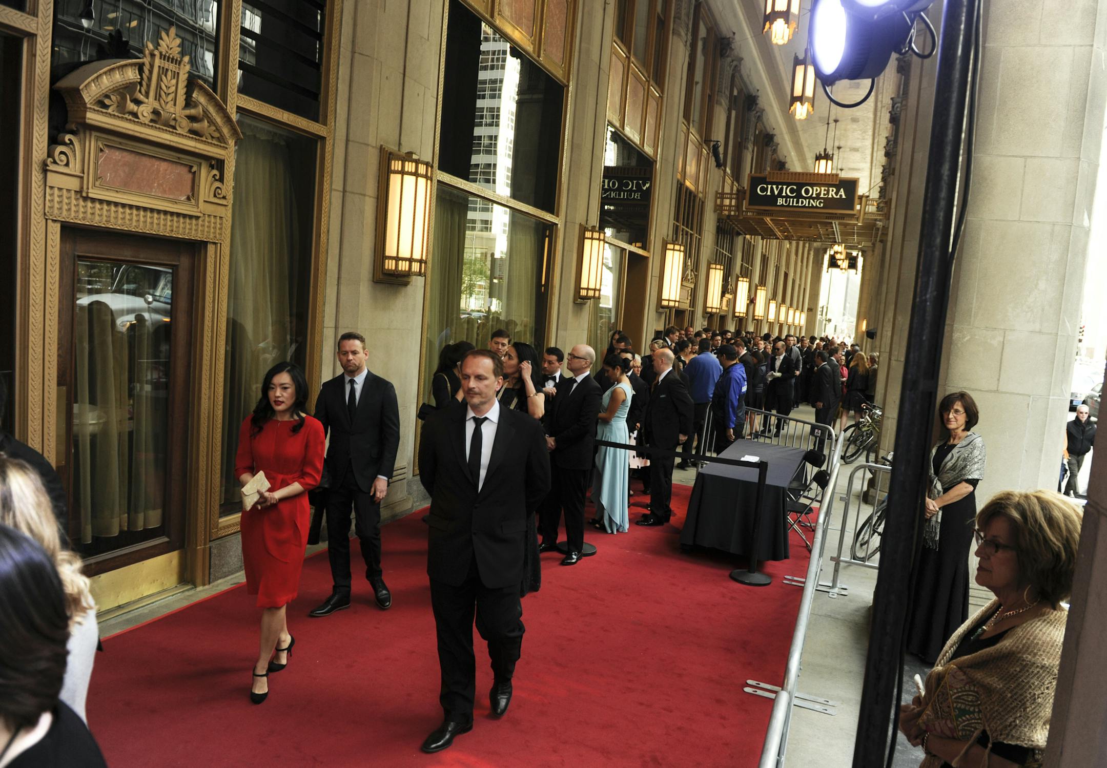 The red carpet at Monday night’s James Beard awards in Chicago. The event is considered to be the “Oscars of the food world.”