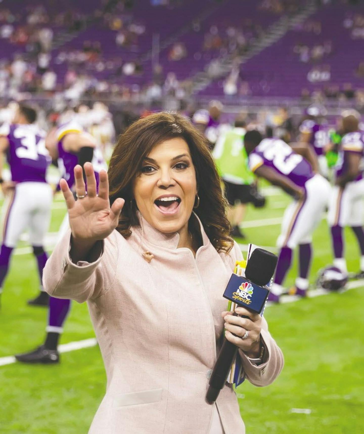 Minnesota s Michele Tafoya A sports reporter in a man s world