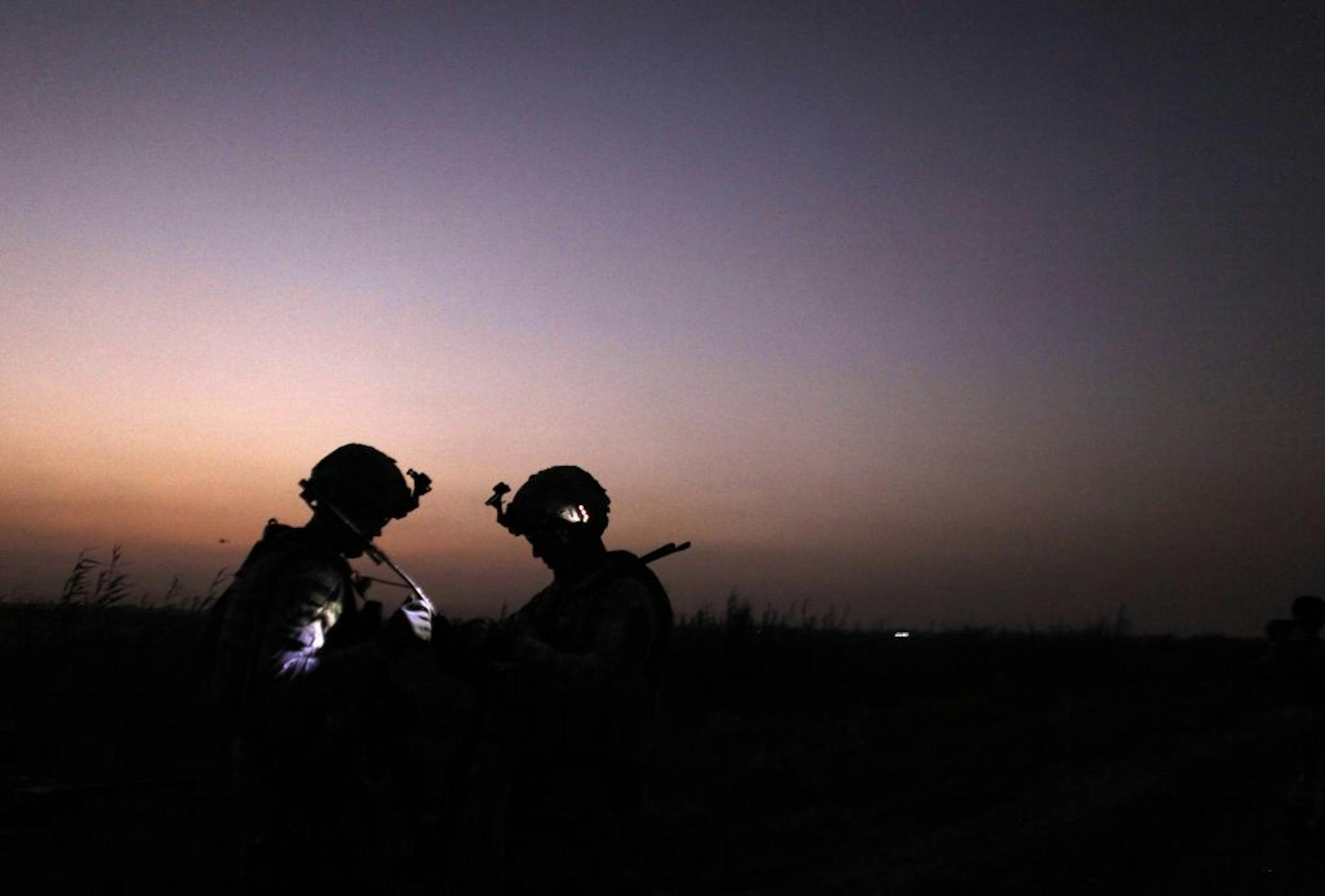 U.S. Army soldiers in Iraq.