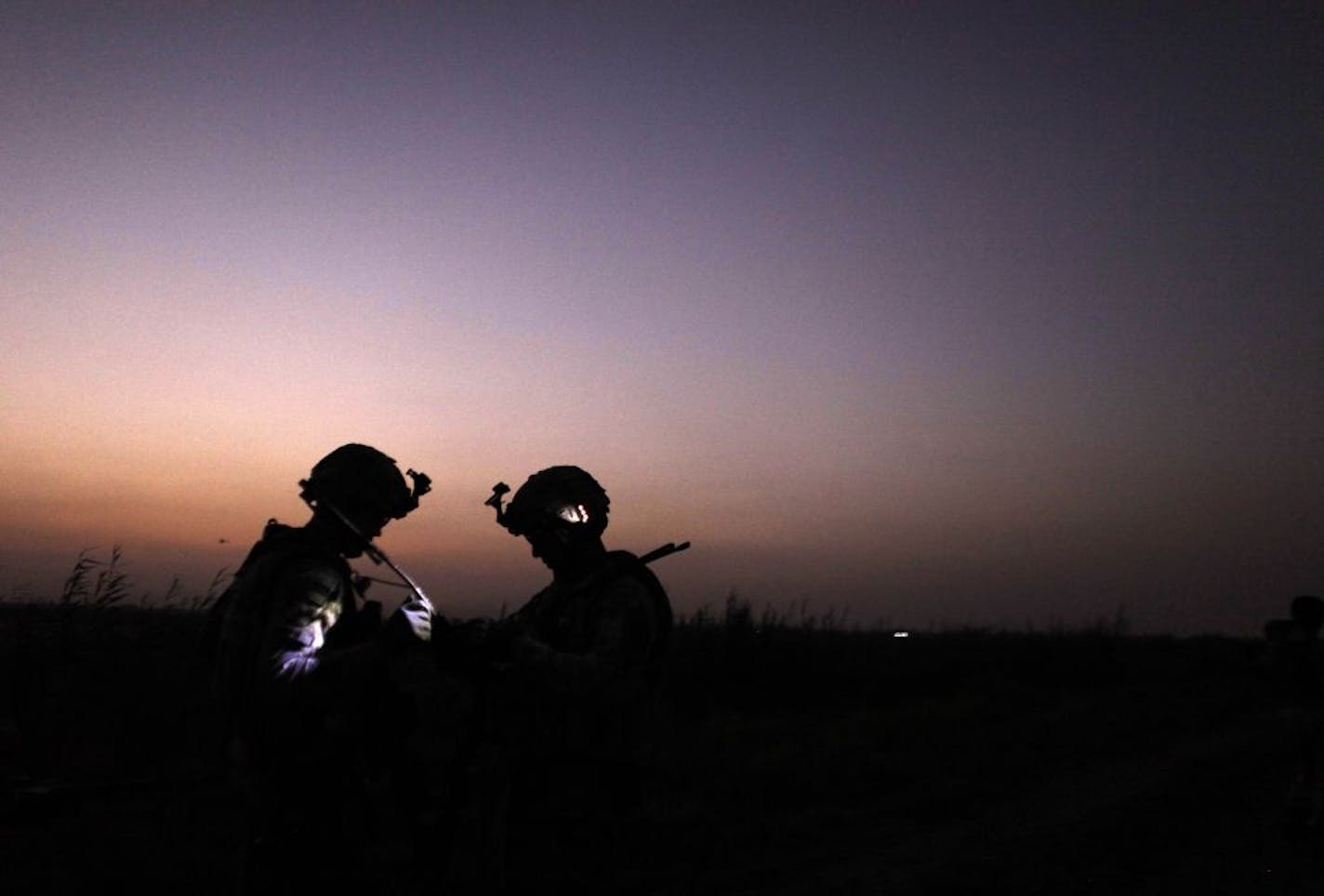 U.S. Army soldiers in Iraq.