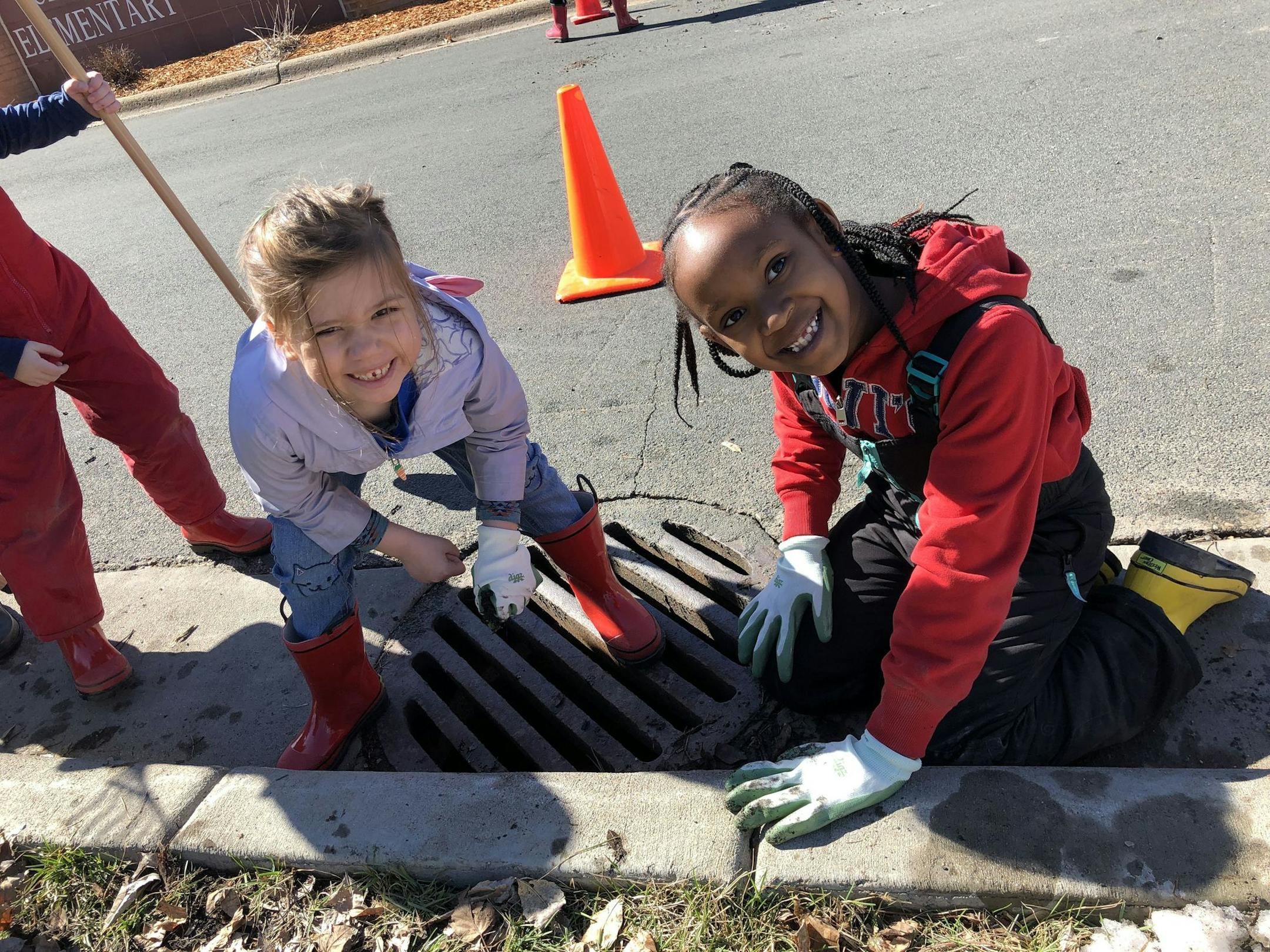 Kindergarteners from Cedar Ridge Elementary in Eden Prairie are among the thousands of Minnesotans who have adopted, named and cleaned metro storm drains.