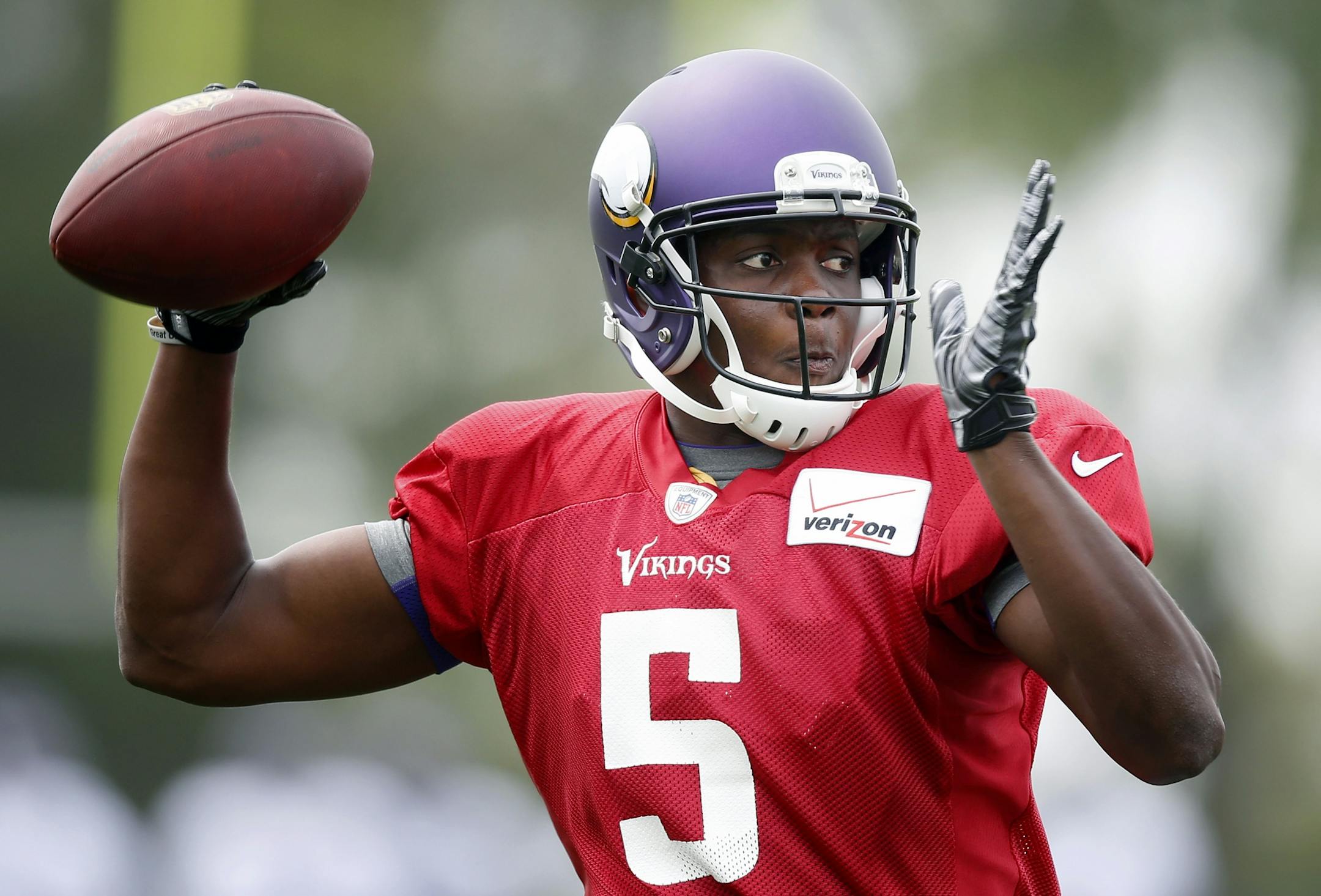 Vikings rookie quarterback Teddy Bridgewater