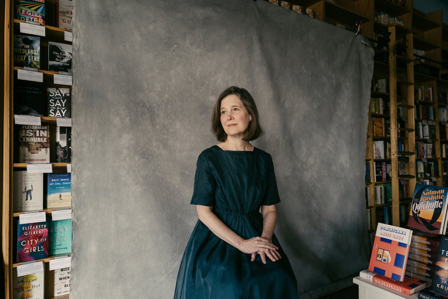 Novelist Ann Patchett at Parnassus, the bookstore she co-owns with Karen Hayes, in Nashville, Tenn., Sept. 4, 2019.