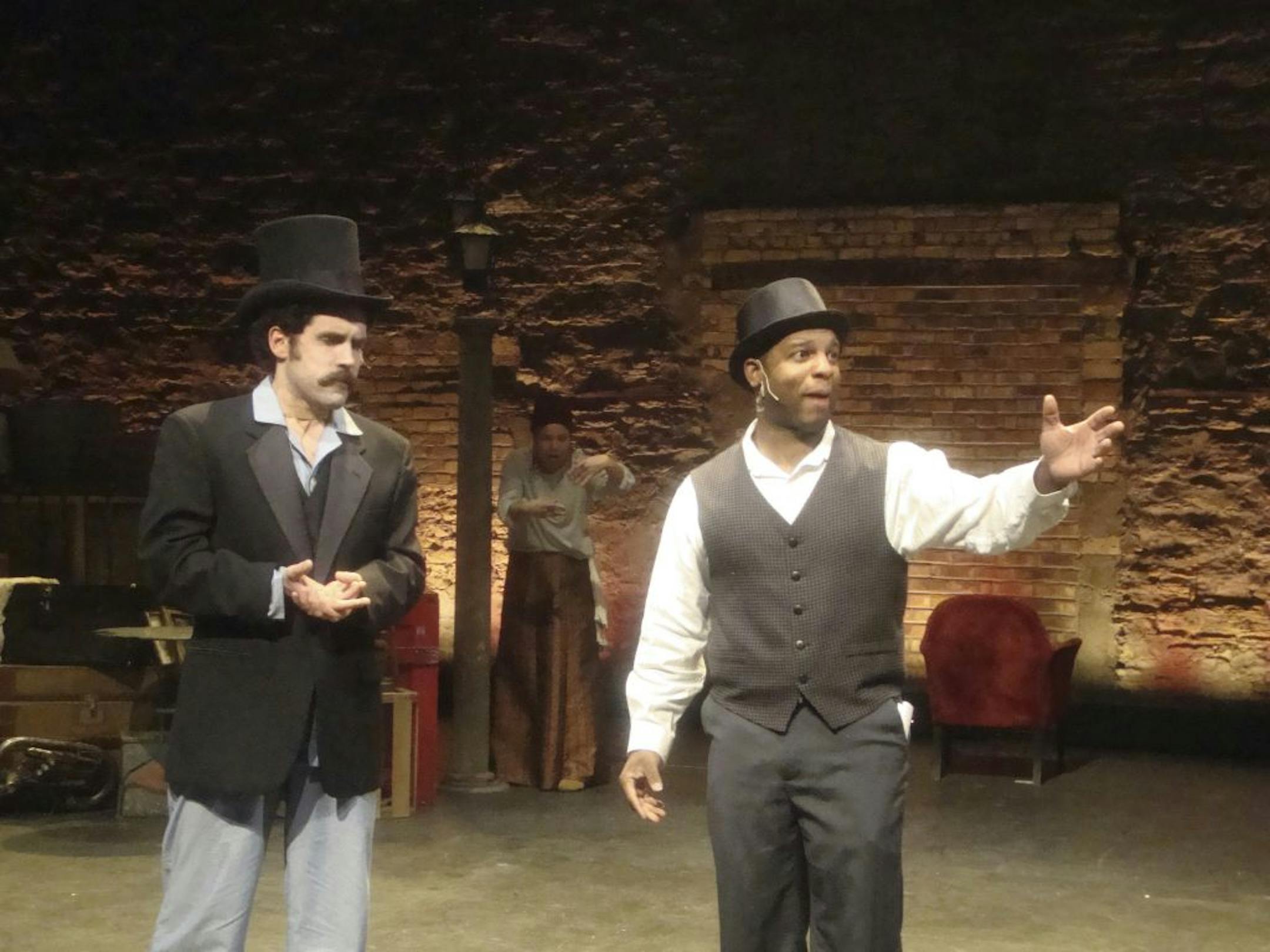 Scotty Reynolds and Reginald D. Haney in "Hot Jazz at da Funky Butt"