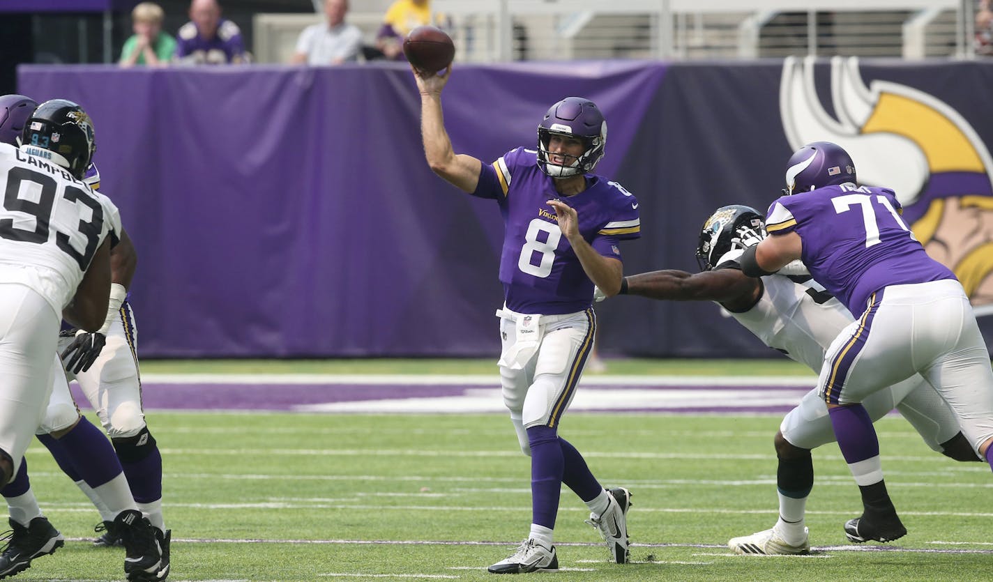 Vikings quarterback Kirk Cousins