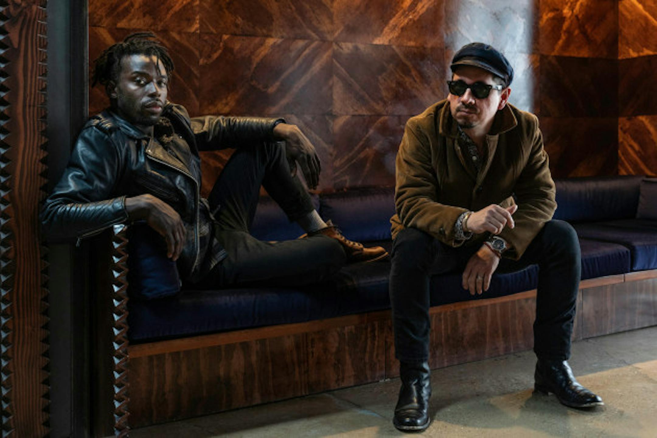 Black Pumas (Eric Burton, left, and Adrian Quesada) sold out 7th St. Entry in July.