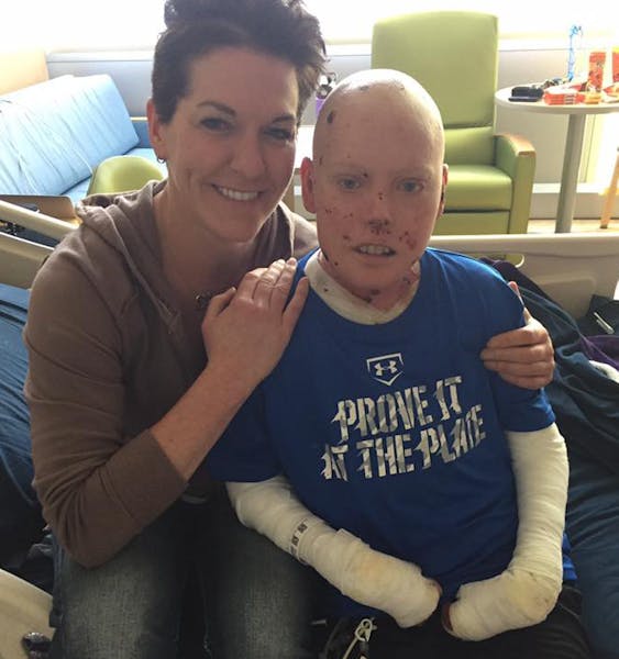 Jonathan Pitre celebrated his 17th birthday on June 2 with mother Tina Boileau, just days before tests confirmed success with a bone marrow transplant