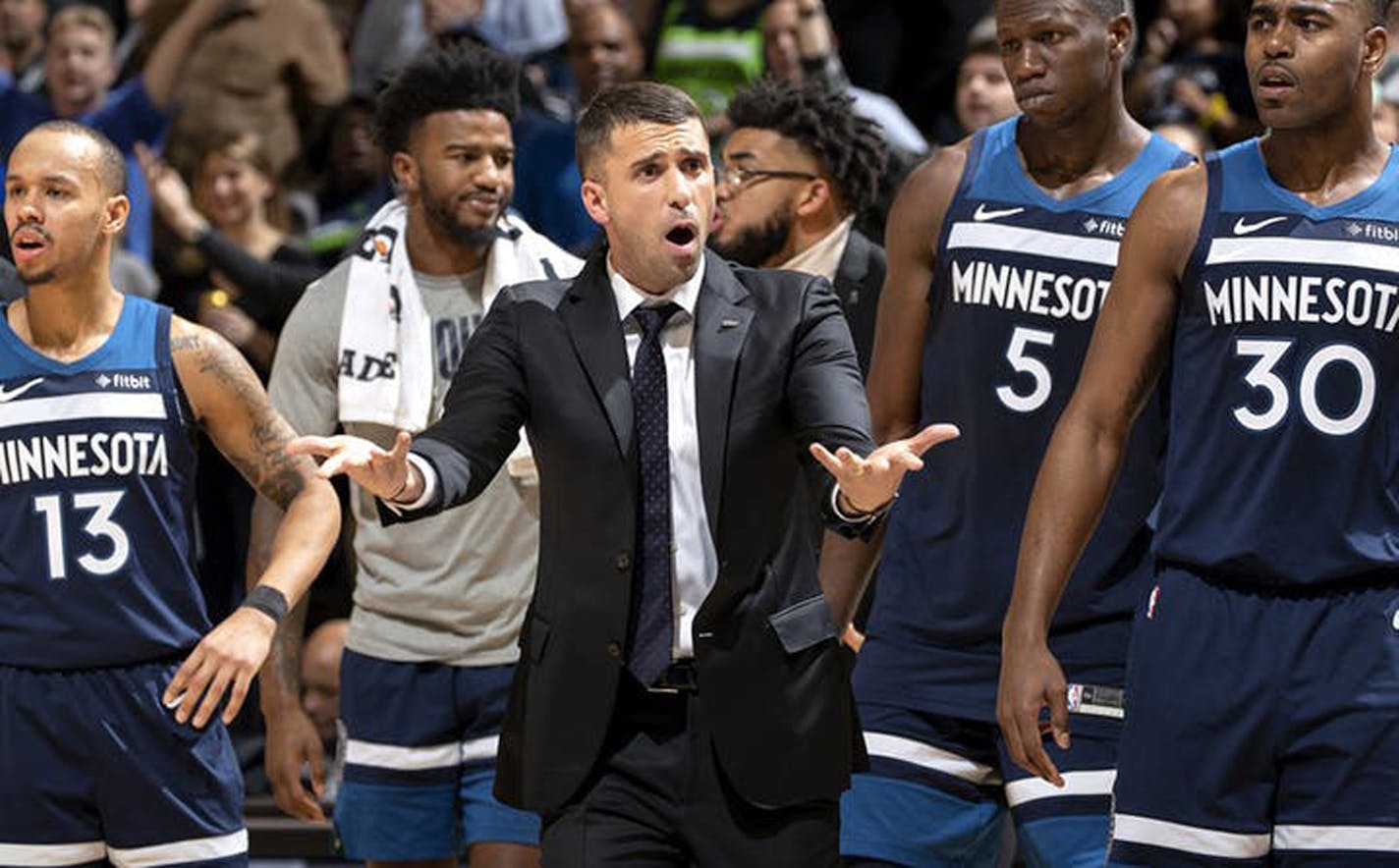 During this game on December 30, Timberwolves coach Ryan Saunders disputed a call against the Brooklyn Nets