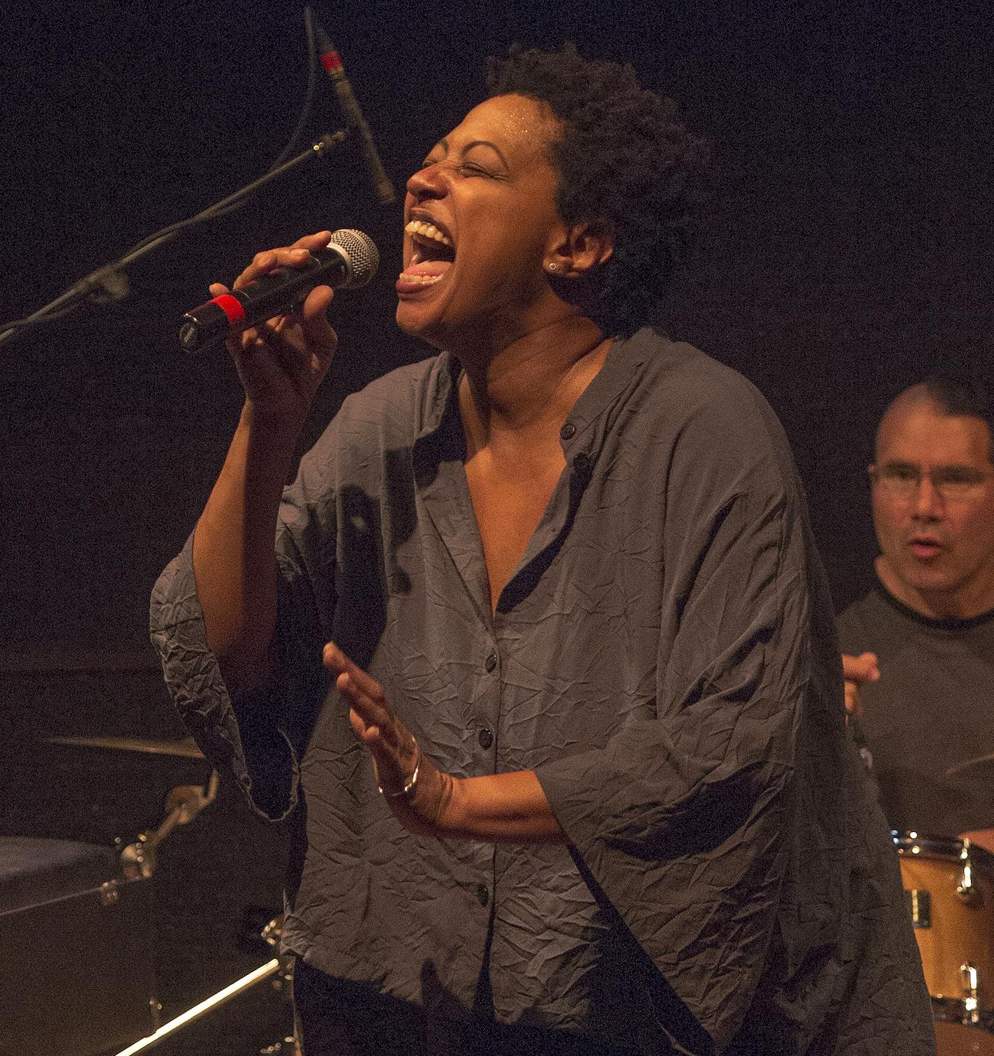 Twenty feet from stardom star, Lisa Fischer, played two sold-out shows at the The Dakota Jazz Club, Minneapolis MN, Sept, 11, 2014. She has been a back-up voice behind almost every rock star including the likes of the Mick Jagger of the Rolling Stones. Now on tour.