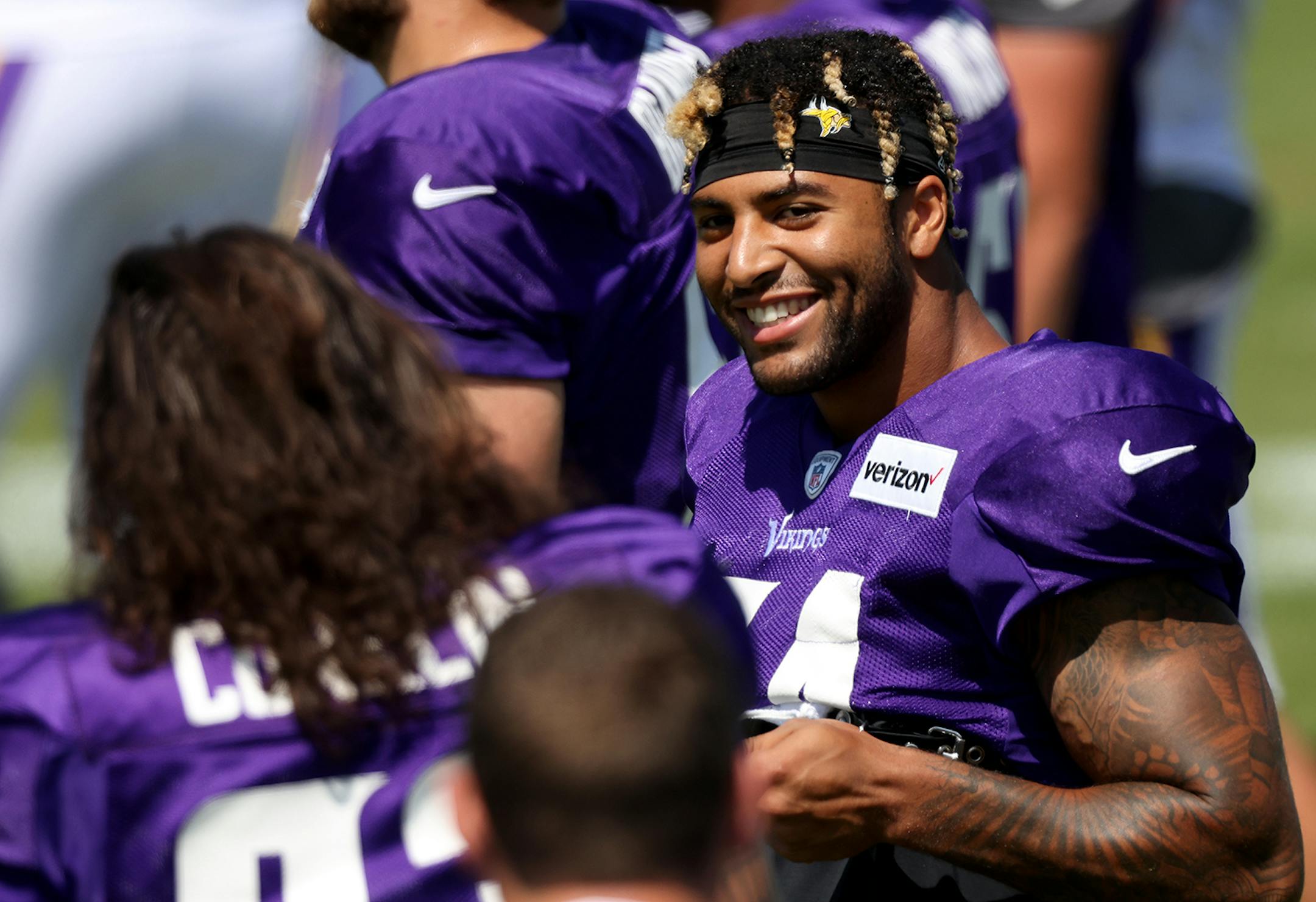 Minnesota Vikings tight end Irv Smith Jr. (84).