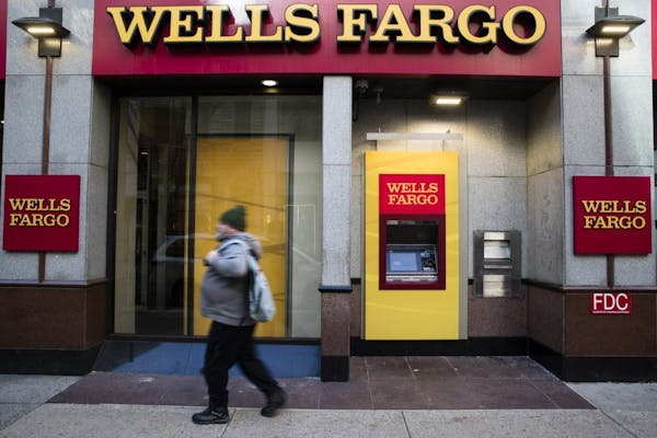 This Thursday, Nov. 29, 2018, photo shows a Wells Fargo bank location in Philadelphia.