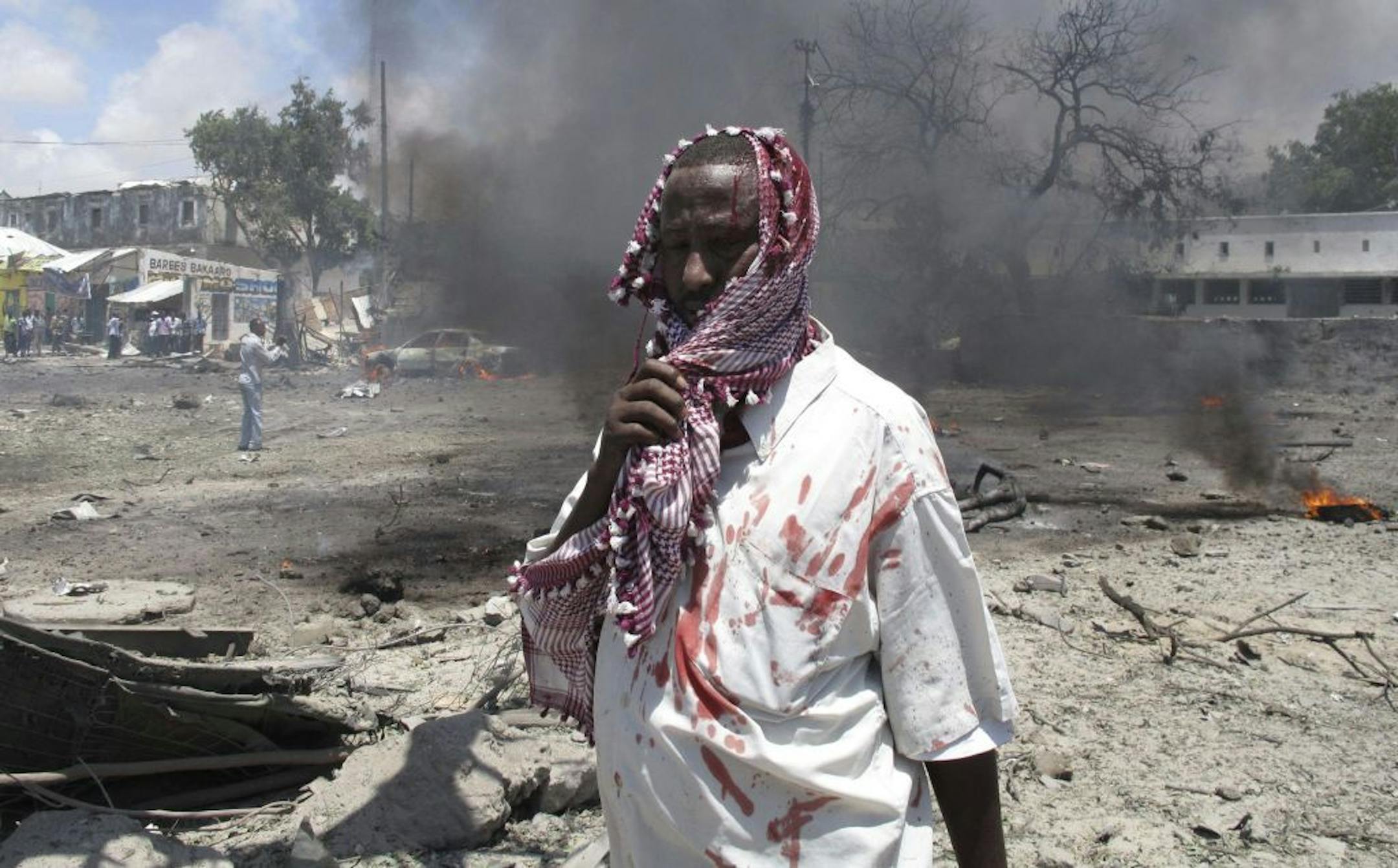 In Mogadishu, Al-Shabab said it was behind this 2011 explosion that left dozens dead.