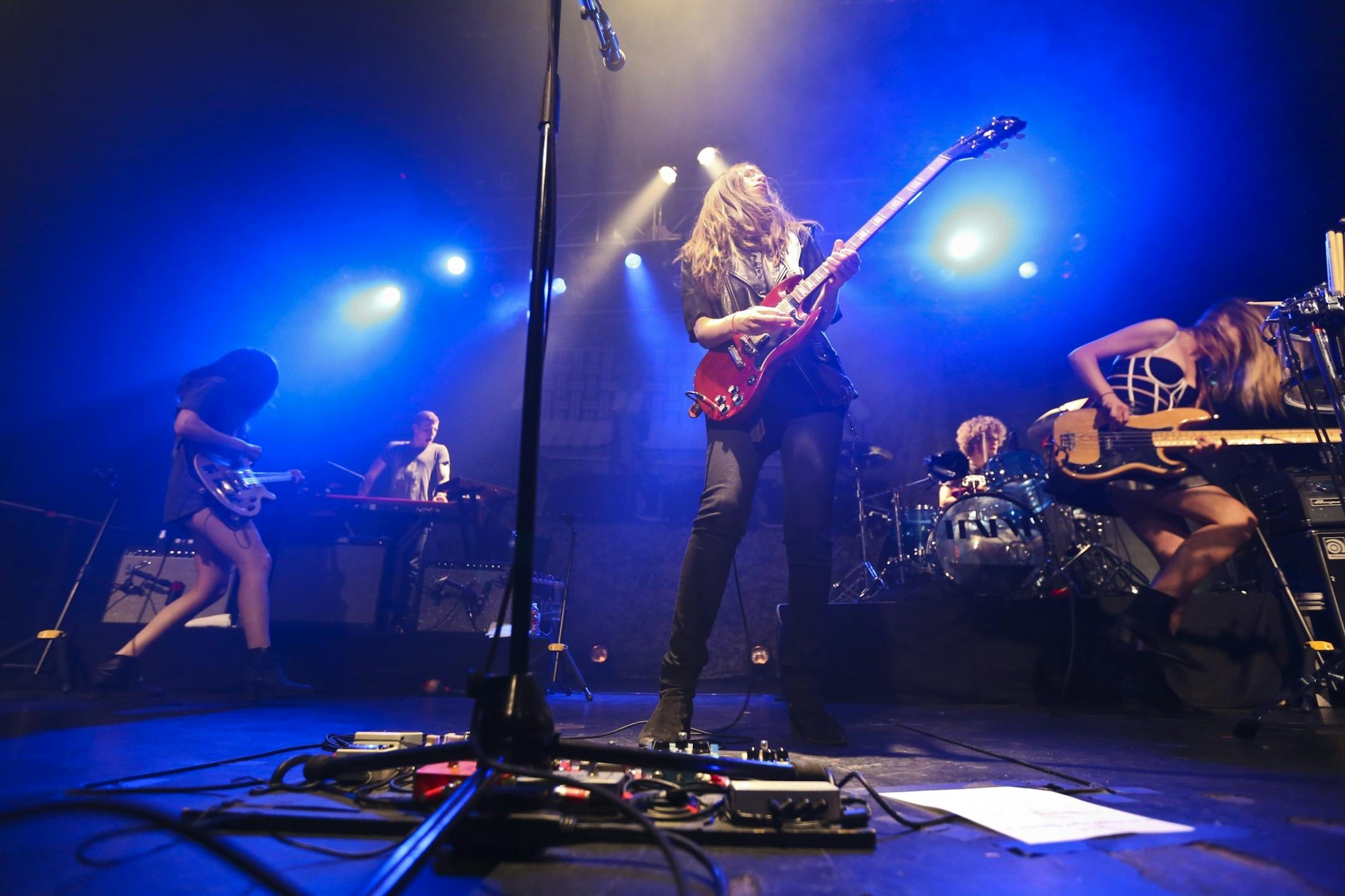 From the left, sIsters Alana Haim, Danielle Haim, and Este Haim performed on Monday, May 19, 2014, at First Avenue in Minneapolis, Minn.