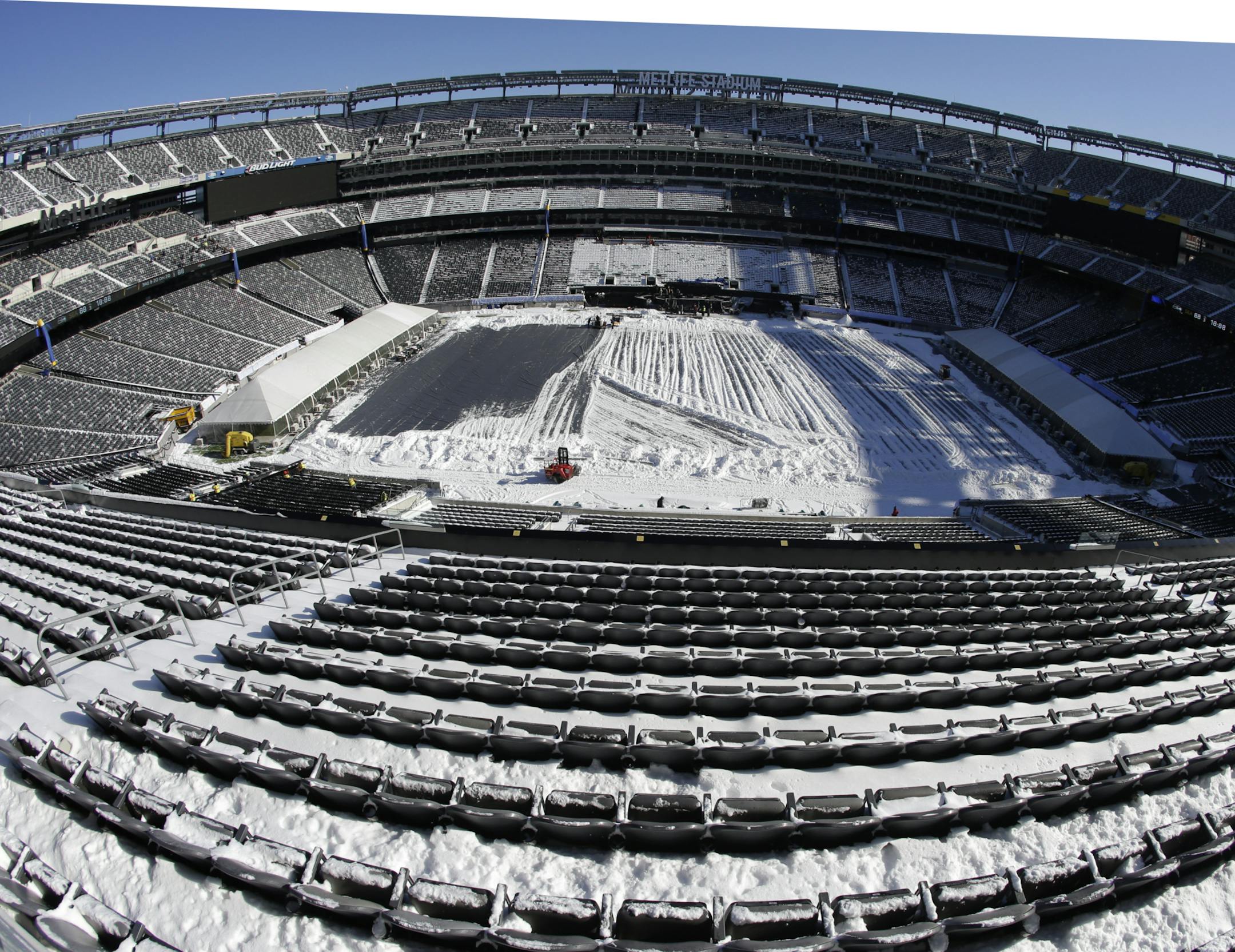 MetLife Stadium in East Rutherford, N.J., site of Super Bowl XLVIII between the Denver Broncos and the Seattle Seahawks on Feb. 2.