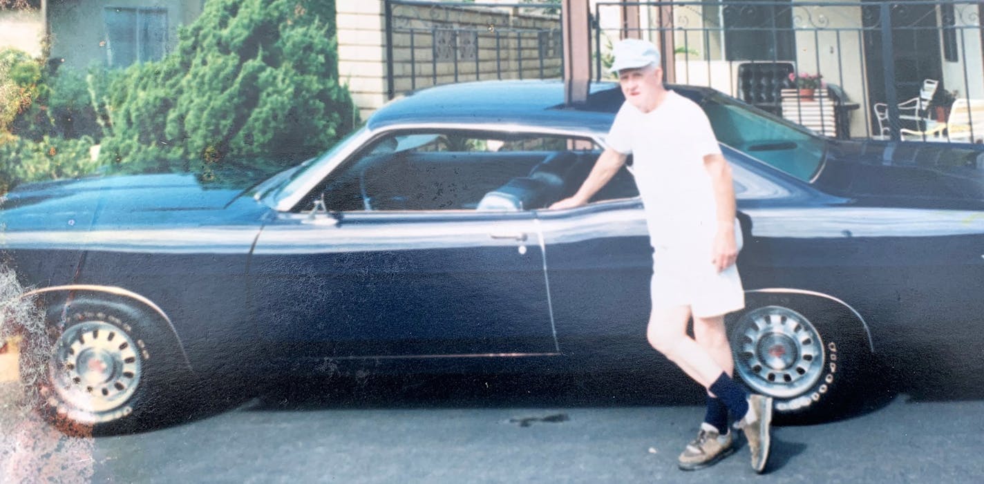 Retired bus driver Thomas Carr and his "great source of pride" in the 1990s.