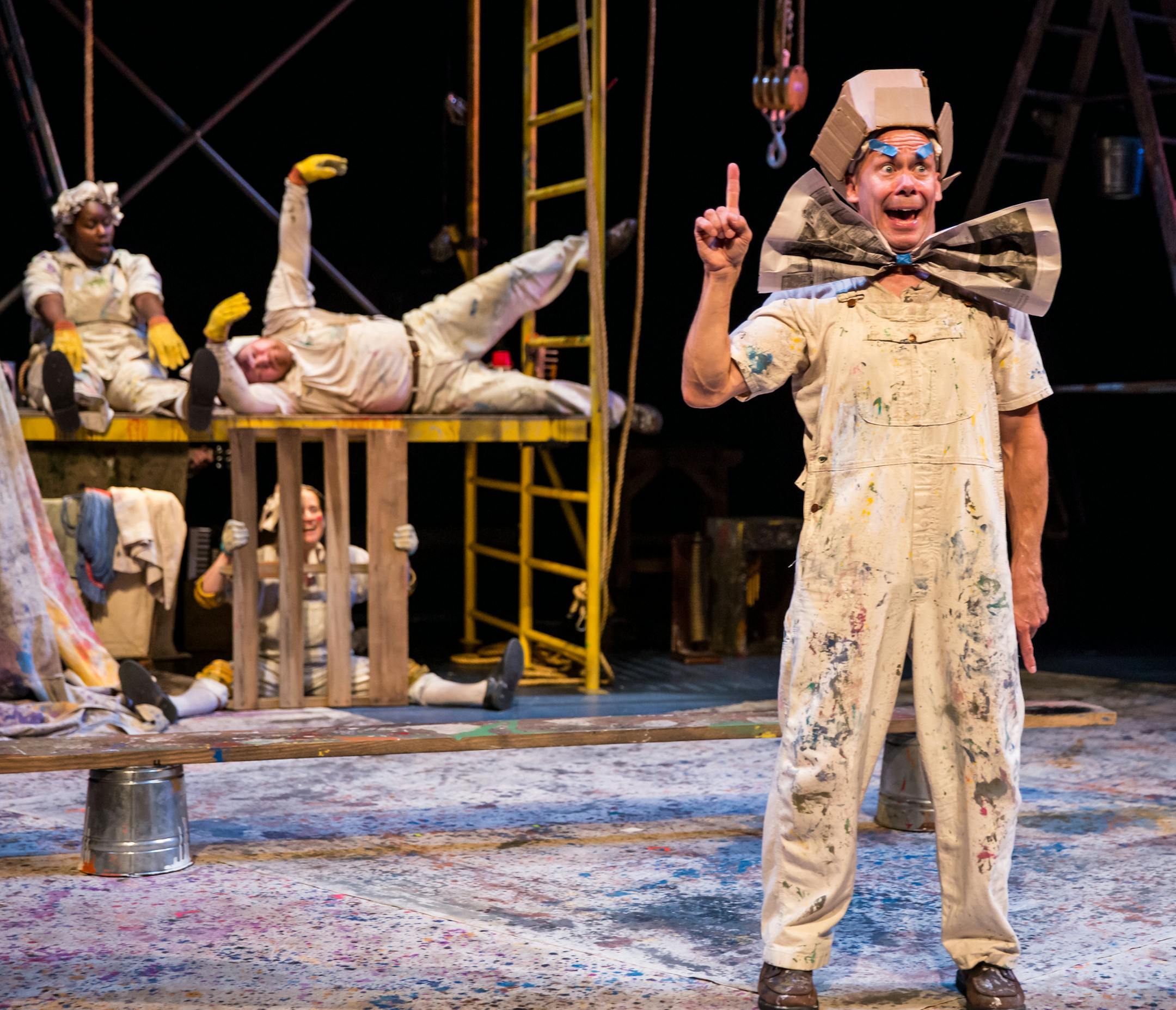 Dean Holt plays a puppet master who imprisons Pinocchio.