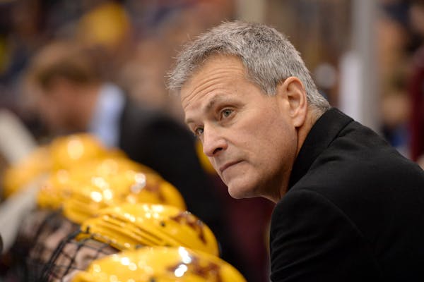 Gophers hockey coach Don Lucia has a large collection of regular-season Big Ten Conference titles.