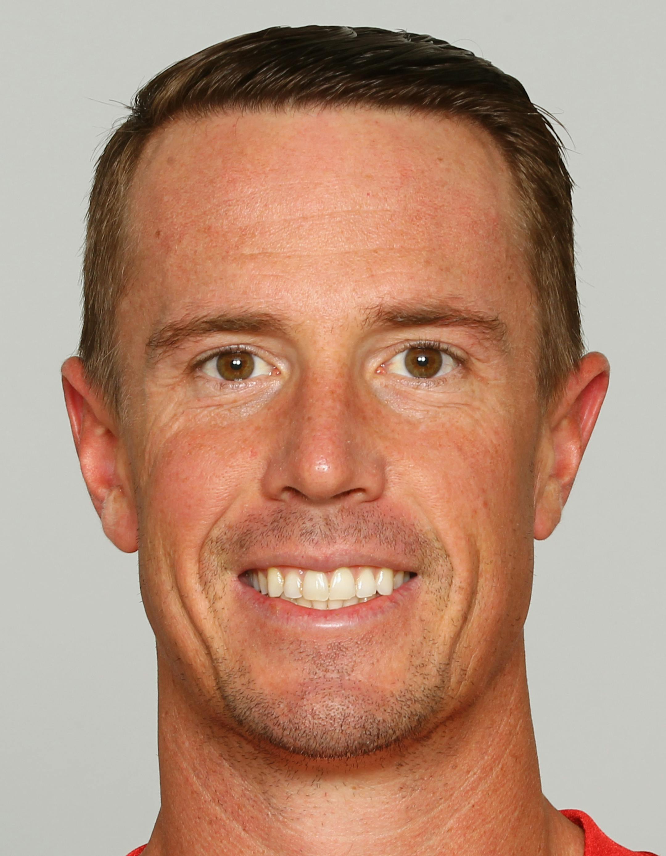 This is a 2018 photo of Matt Ryan of the Atlanta Falcons NFL football team. This image reflects the Atlanta Falcons active roster as of Monday, June 11, 2018 when this image was taken. (AP Photo) ORG XMIT: NFLHS18
