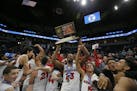 Minnehaha Academy defeated Caledonia 73-60 for the Class 2A boys basketball title inside Target Center in Minneapolis on Saturday, March 24, 2018.