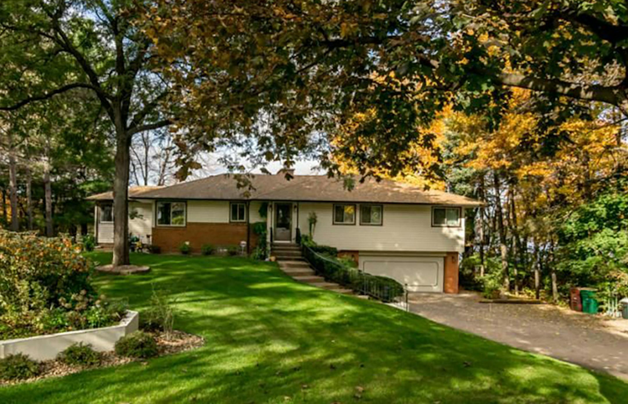 Circle Pines
Built in 1958, this three-bedroom, three-bath house has 2,734 square feet and features three bedrooms on one level, two fireplaces, eat-in kitchen, three-season porch, full finished walkout basement, deck and two patios on Golden Lake. Listed by Carol Pech, Counselor Realty, 612-720-0336.