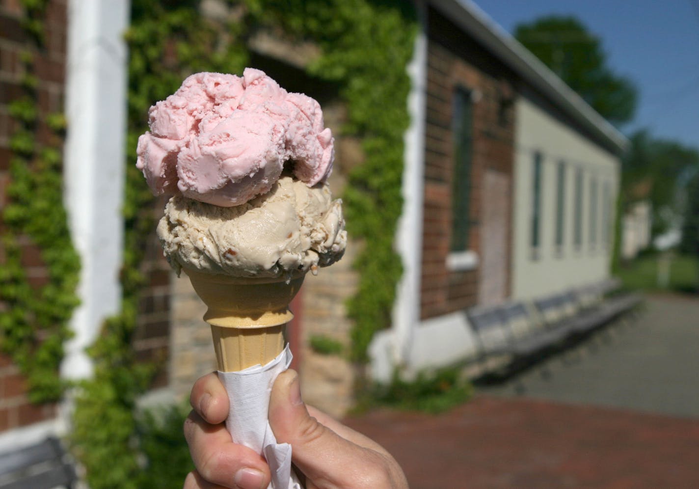 The Nelson Cheese Factory in Nelson, Wis. &#x2014; across the river from Wabasha, Minn. &#x2014; is the place to stop for an inexpensive ice cream cone.